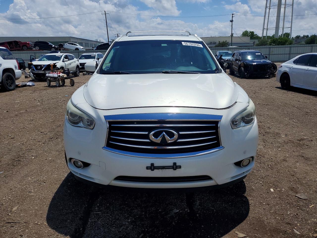 2014 Infiniti Qx60 Base White vin: 5N1AL0MM4EC536153