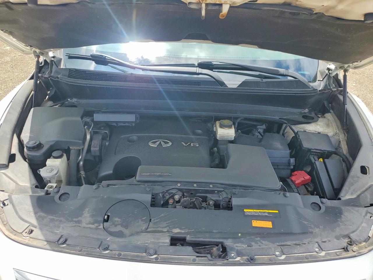 2014 Infiniti Qx60 Base White vin: 5N1AL0MM4EC536153