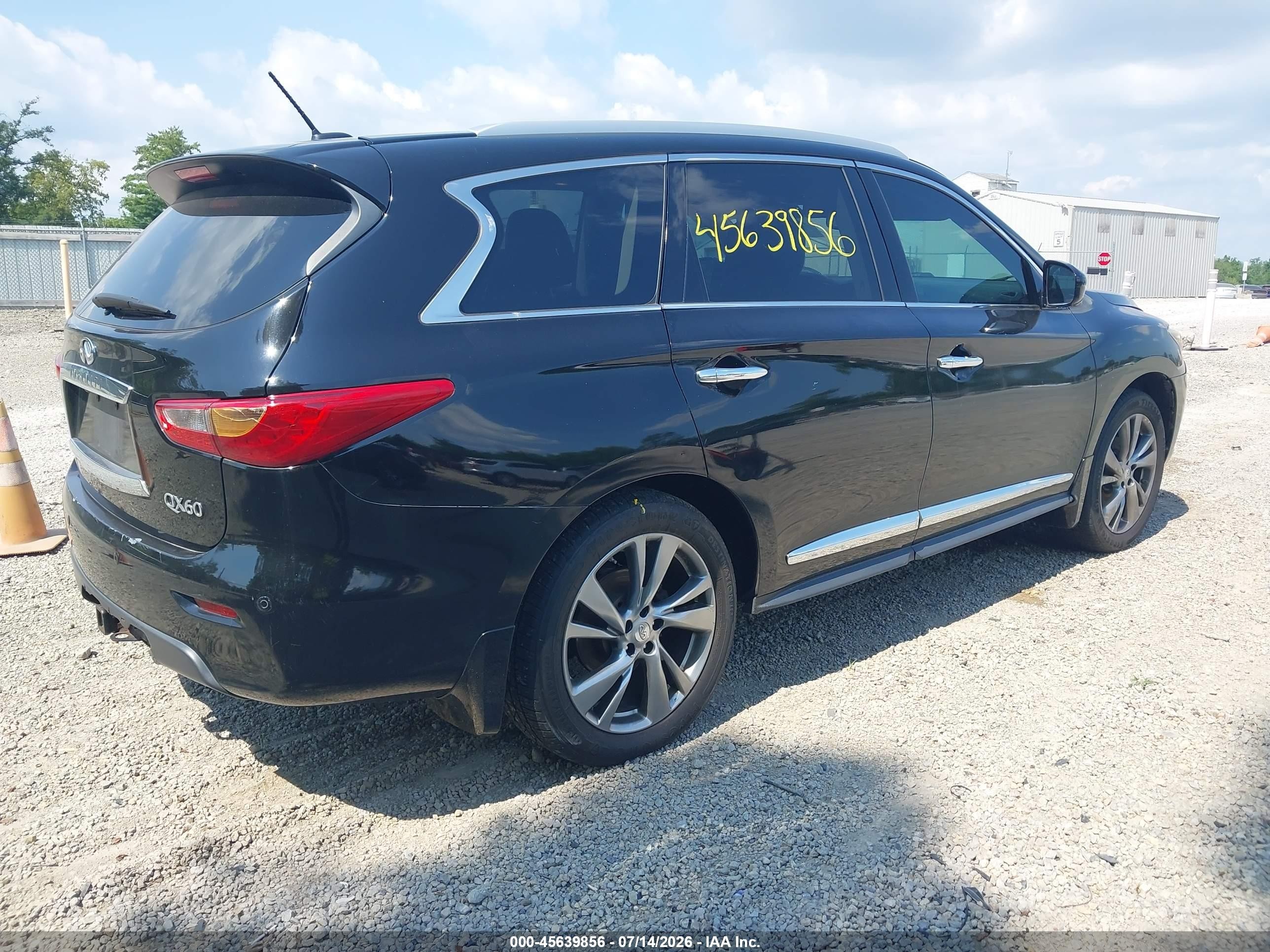2014 Infiniti Qx60   Black vin: 5N1AL0MM4EC541398