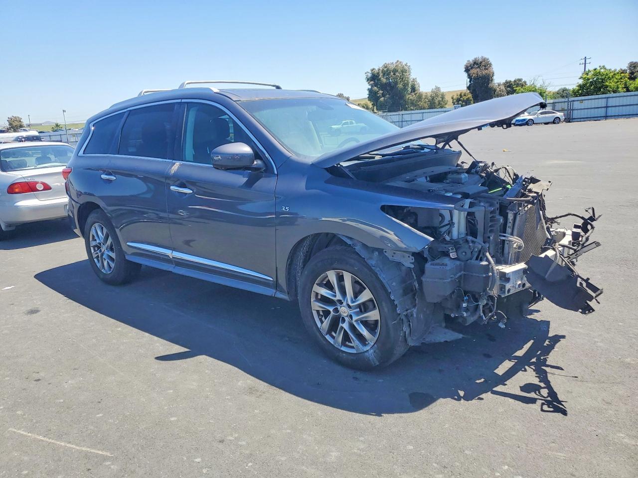 2014 Infiniti Qx60 Base Серый vin: 5N1AL0MM4EC543894