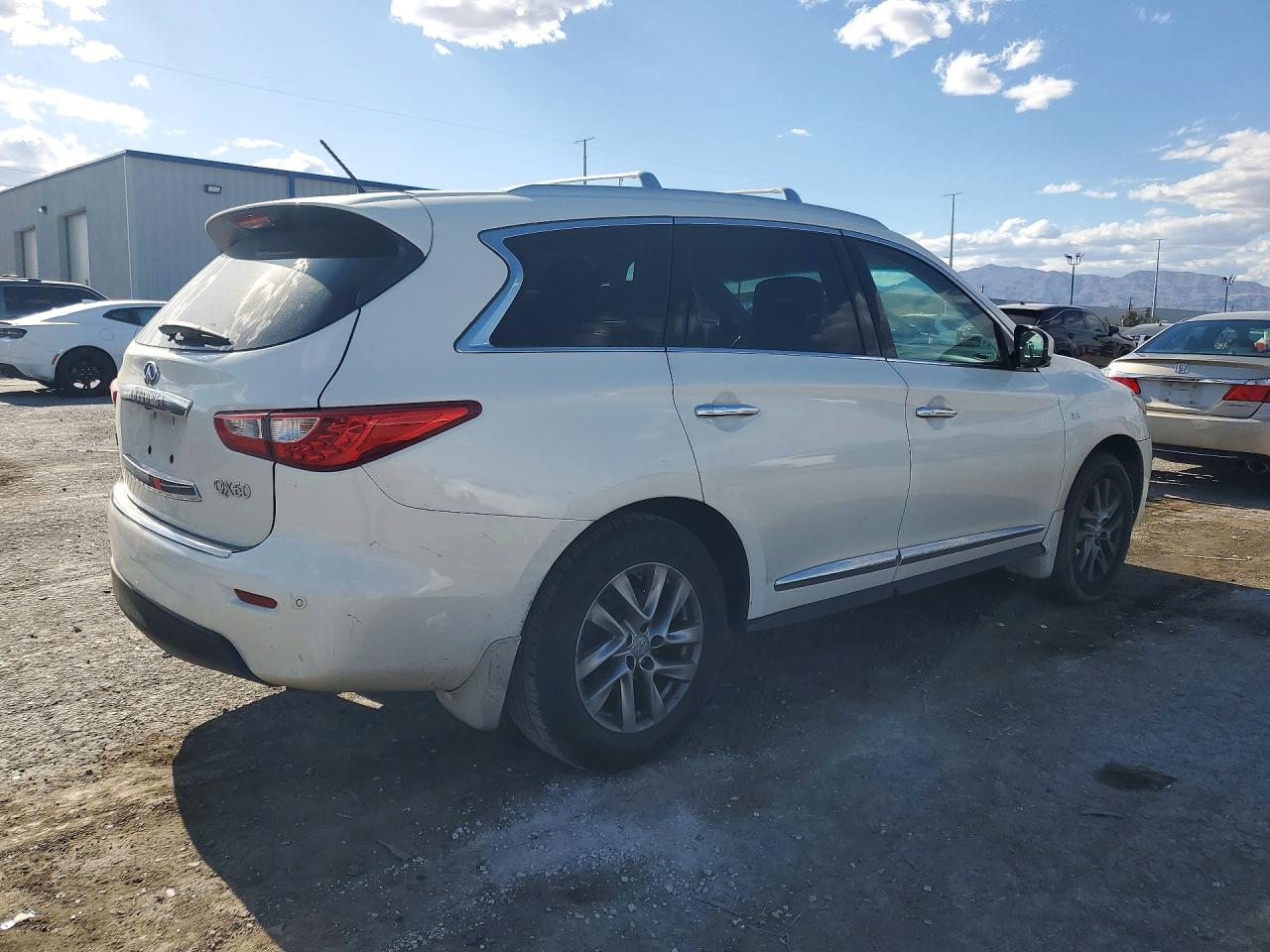 2014 Infiniti Qx60 Base White vin: 5N1AL0MM4EC547993