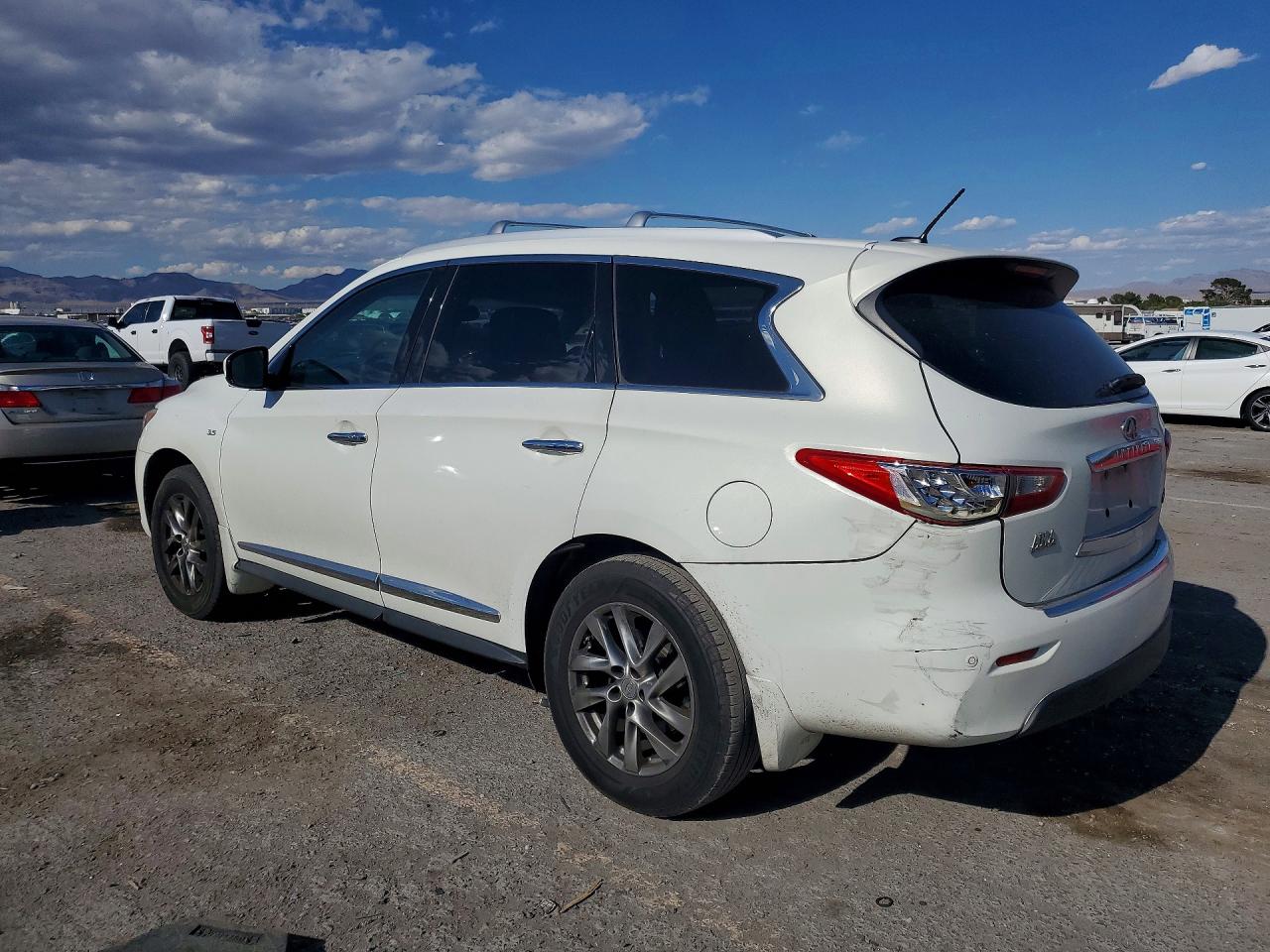 2014 Infiniti Qx60 Base White vin: 5N1AL0MM4EC547993