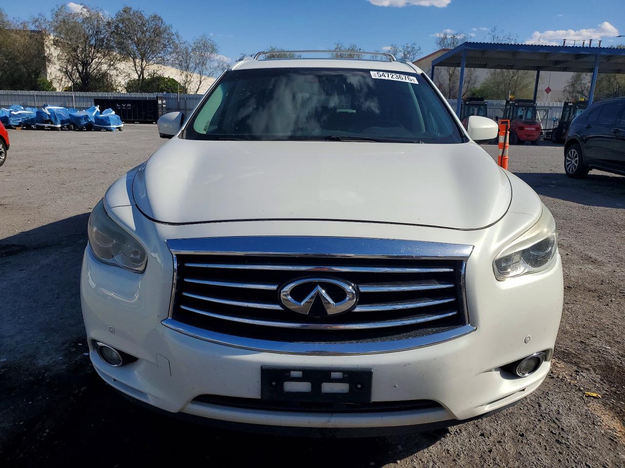 2014 Infiniti Qx60 Base White vin: 5N1AL0MM4EC547993
