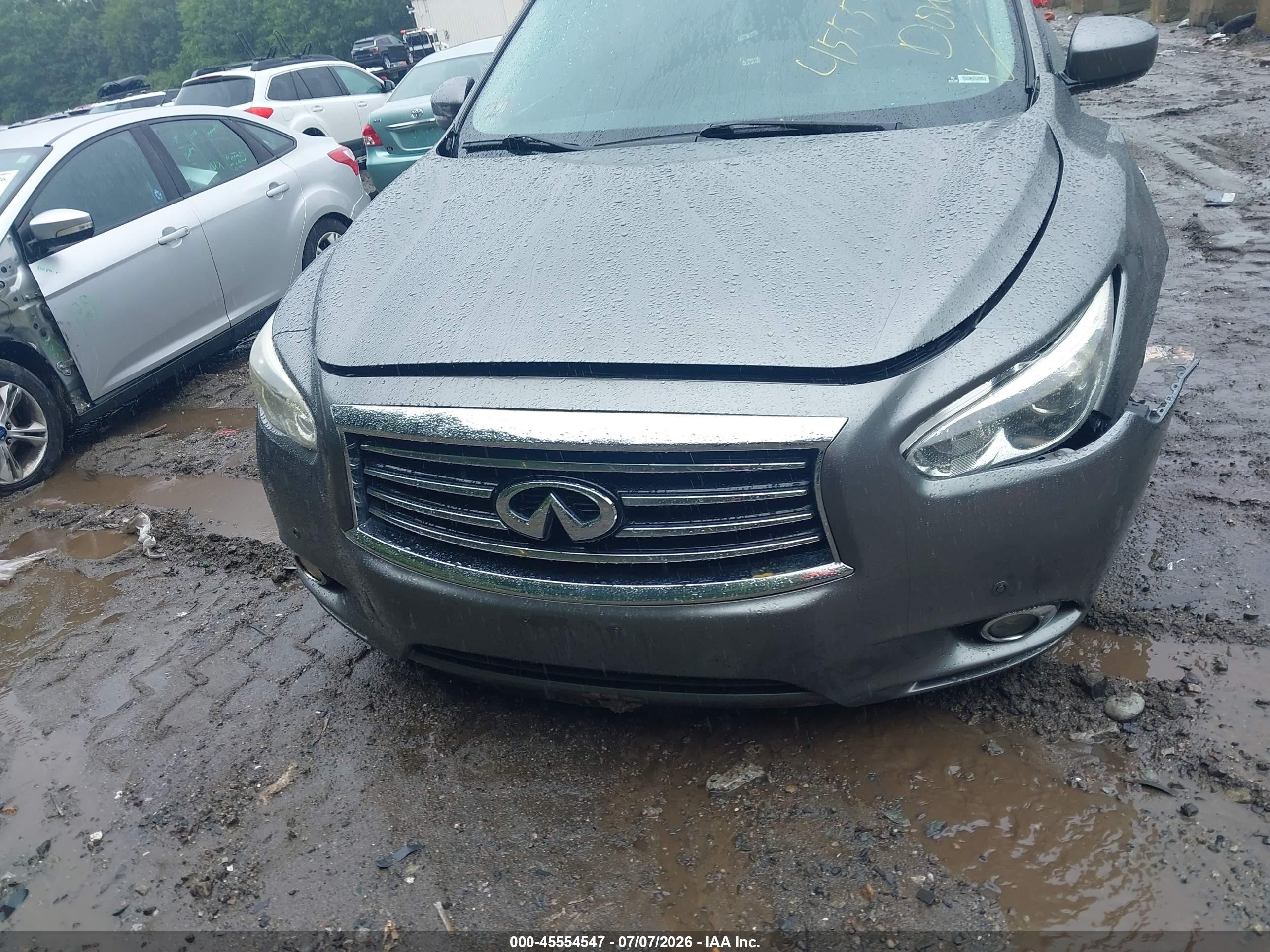 2015 Infiniti Qx60   Gray vin: 5N1AL0MM4FC500111
