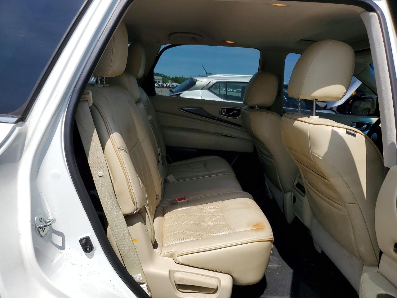 2015 Infiniti Qx60 Base White vin: 5N1AL0MM4FC503557