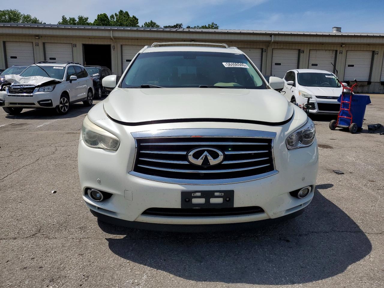 2015 Infiniti Qx60 Base White vin: 5N1AL0MM4FC503557
