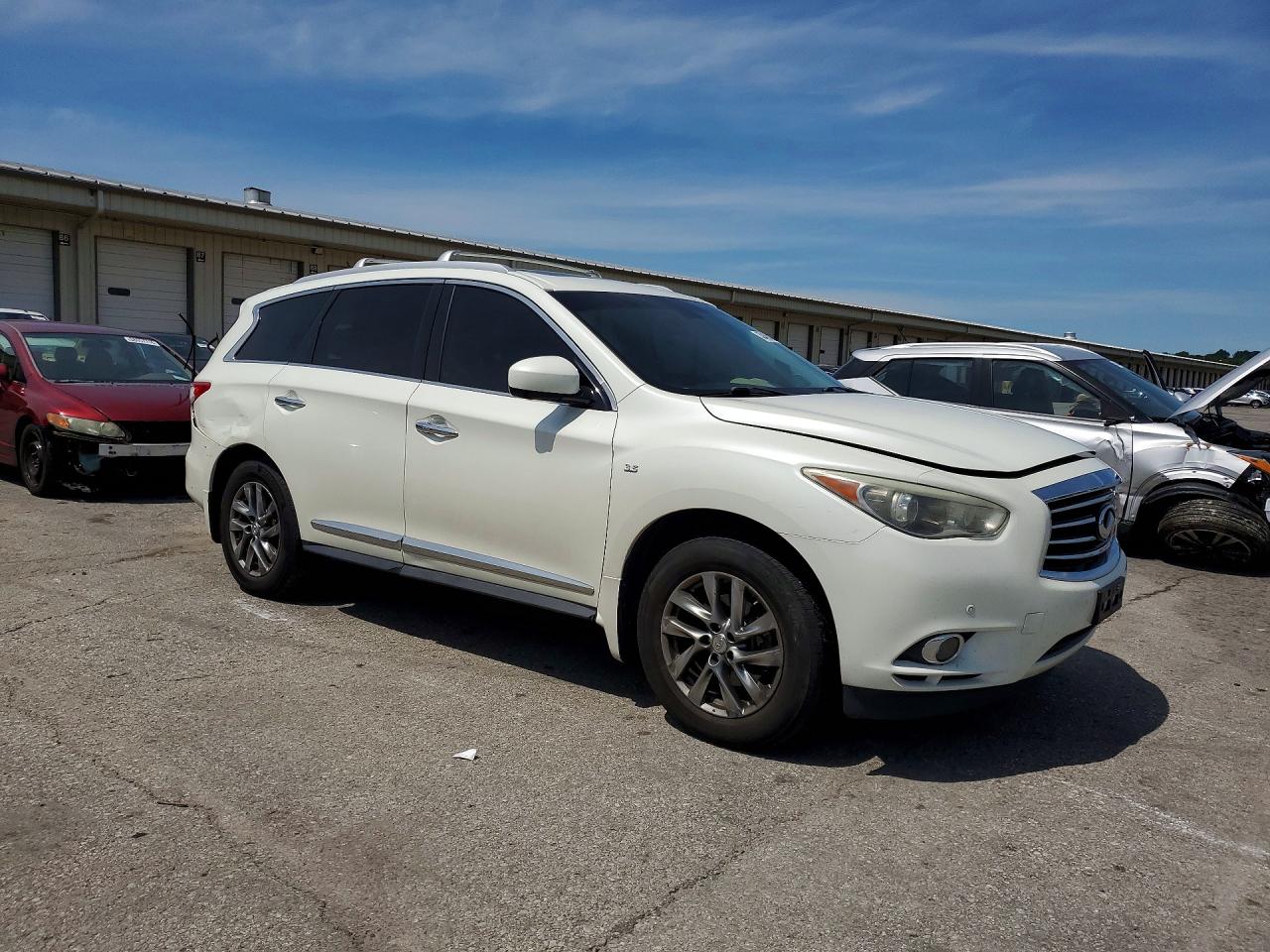 2015 Infiniti Qx60 Base White vin: 5N1AL0MM4FC503557