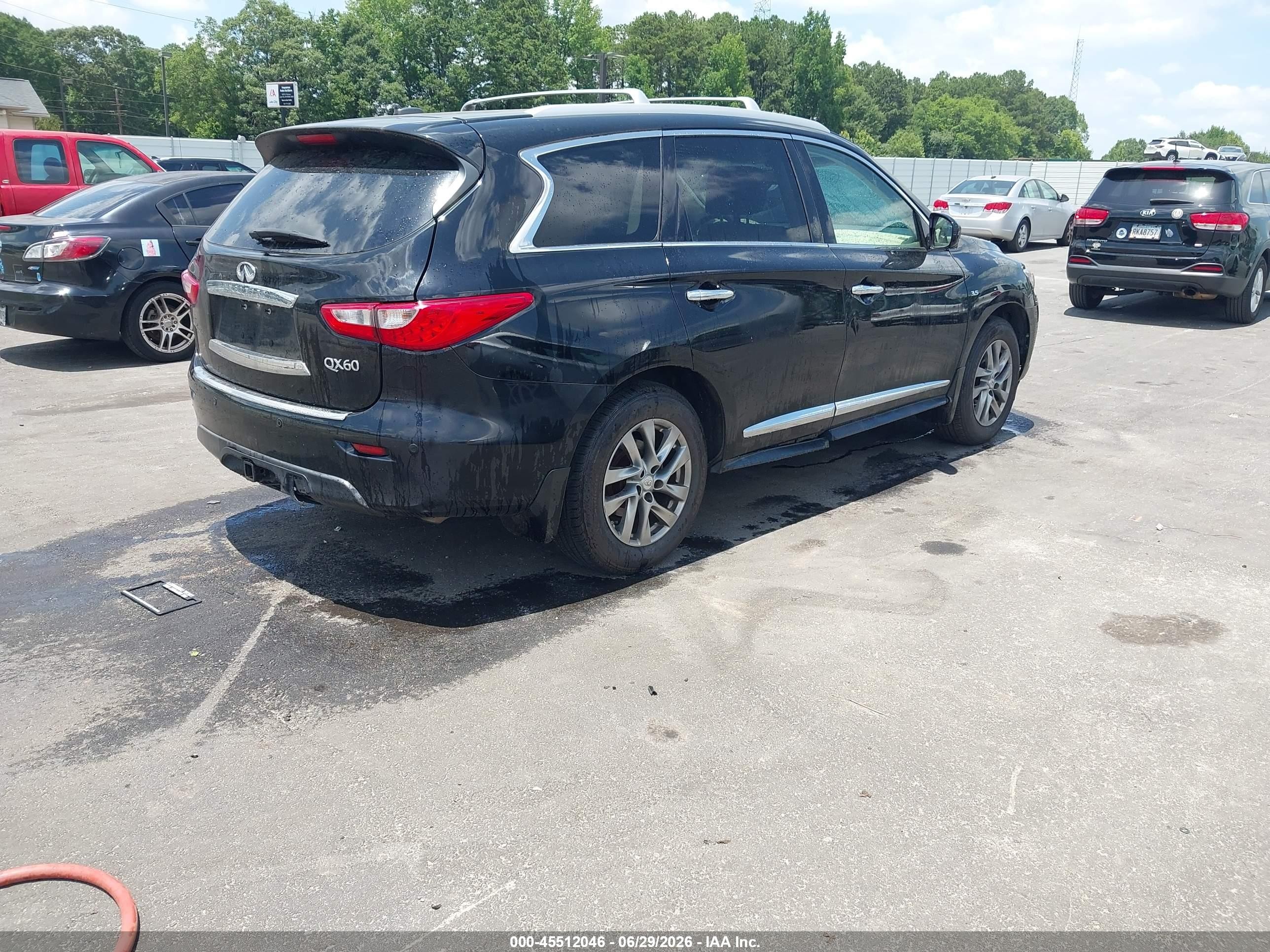 2015 Infiniti Qx60   Black vin: 5N1AL0MM4FC506913