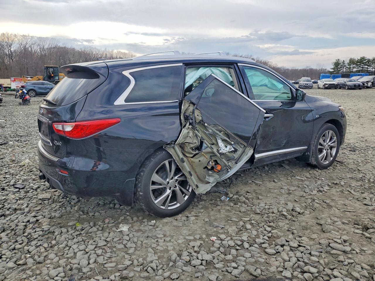2015 Infiniti Qx60 Base Черный vin: 5N1AL0MM4FC515157
