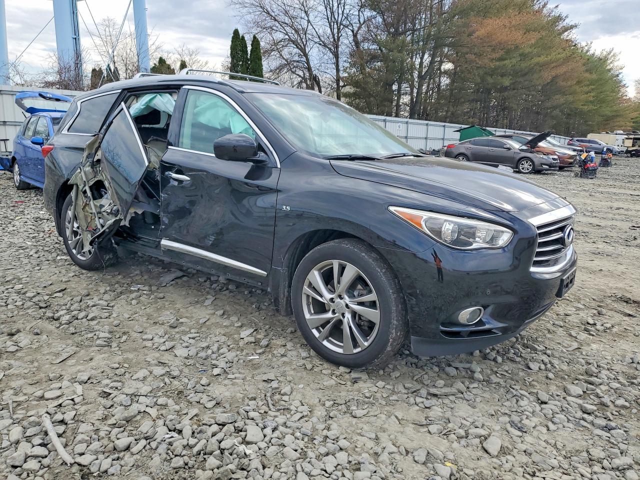 2015 Infiniti Qx60 Base Черный vin: 5N1AL0MM4FC515157