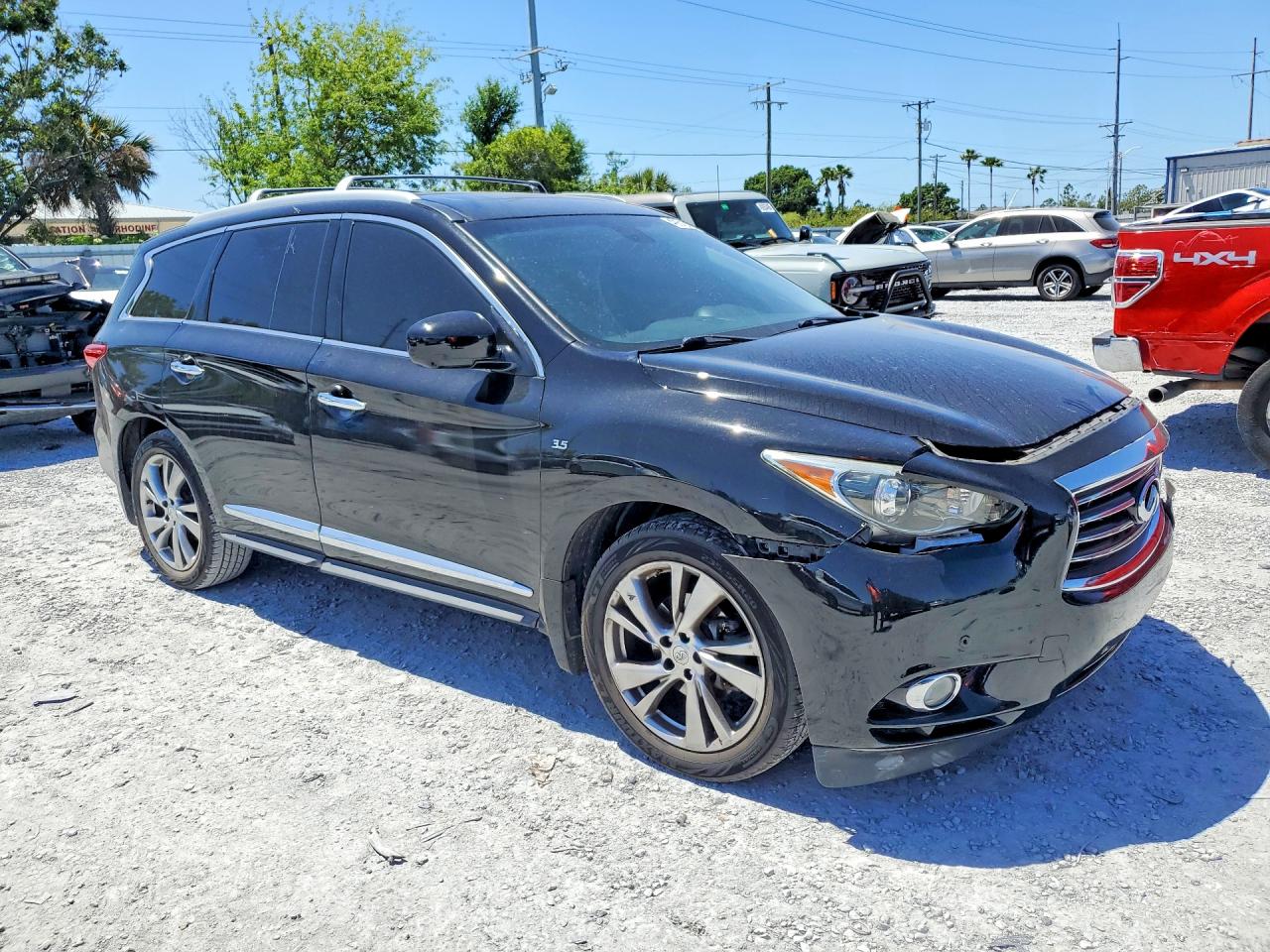 2015 Infiniti Qx60 Base Black vin: 5N1AL0MM4FC527826