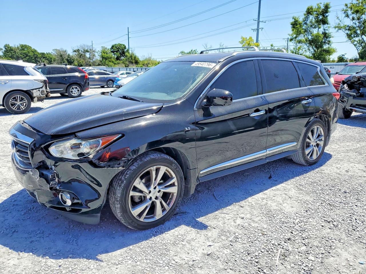 2015 Infiniti Qx60 Base Black vin: 5N1AL0MM4FC527826