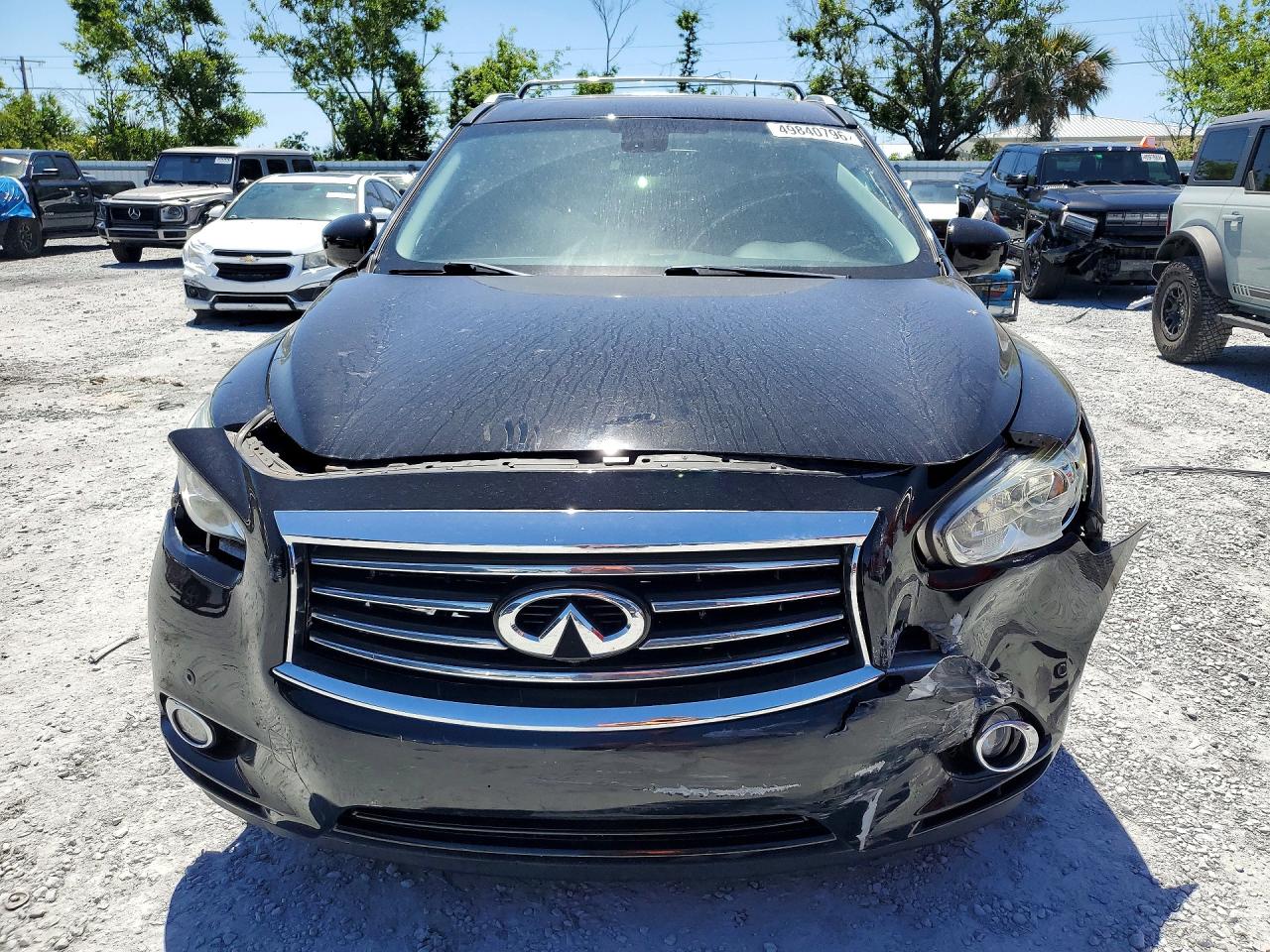 2015 Infiniti Qx60 Base Black vin: 5N1AL0MM4FC527826