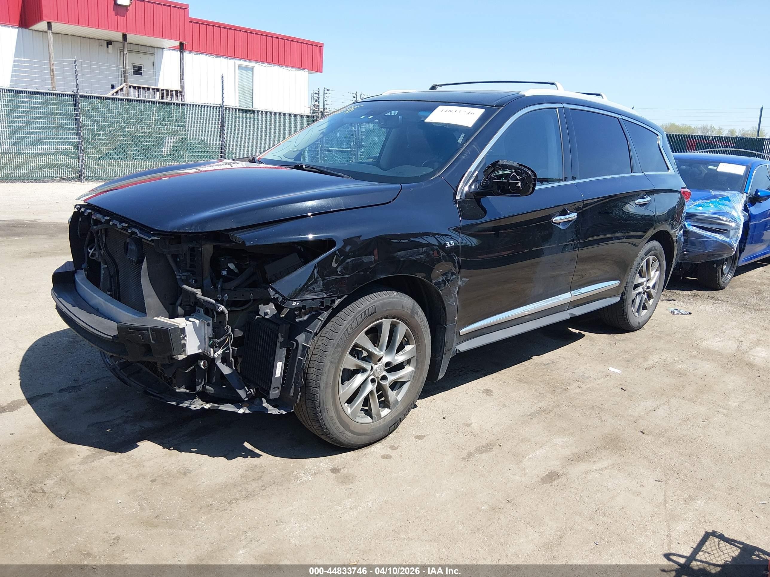 2015 Infiniti Qx60   Black vin: 5N1AL0MM4FC528846