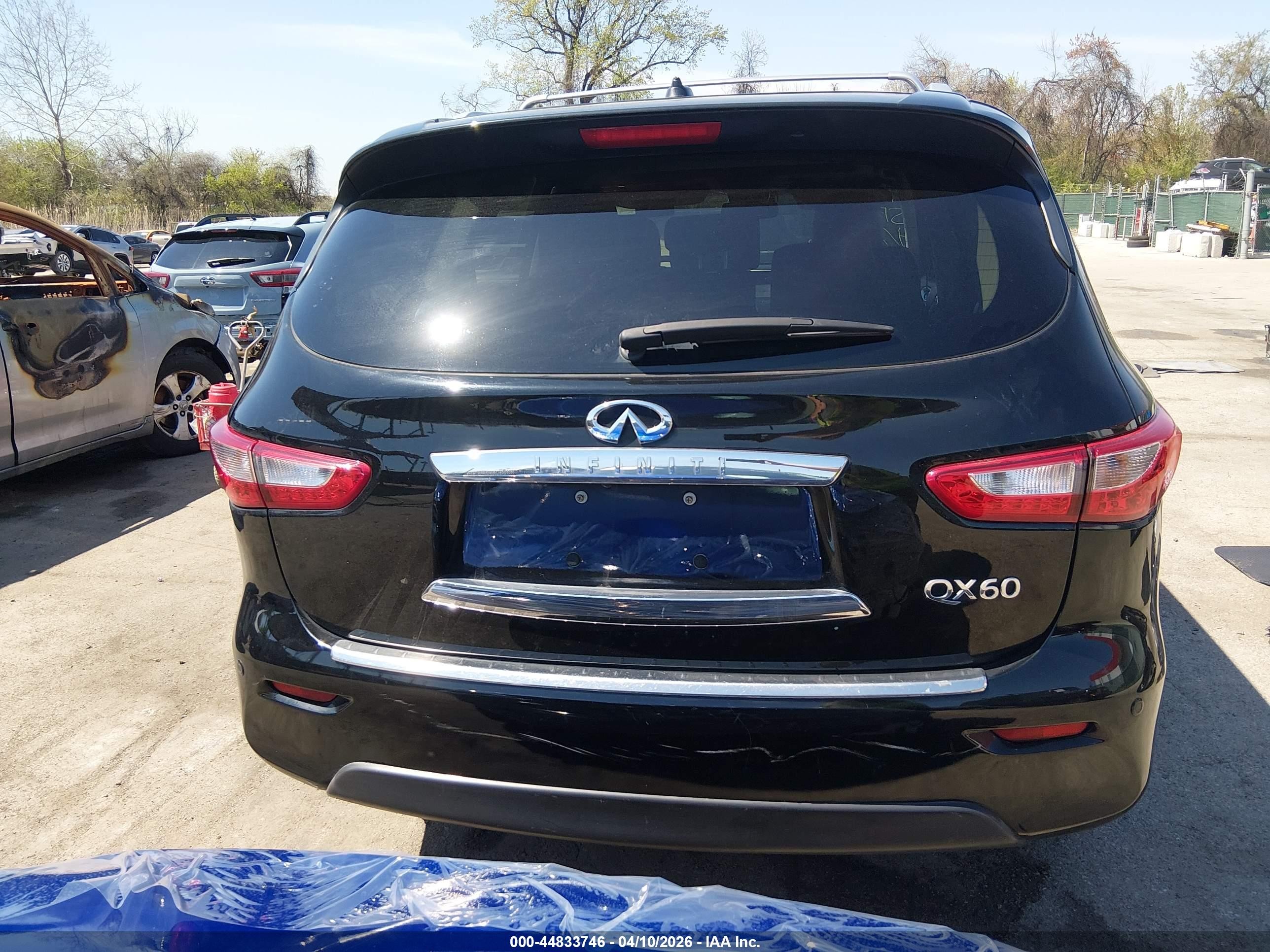 2015 Infiniti Qx60   Black vin: 5N1AL0MM4FC528846