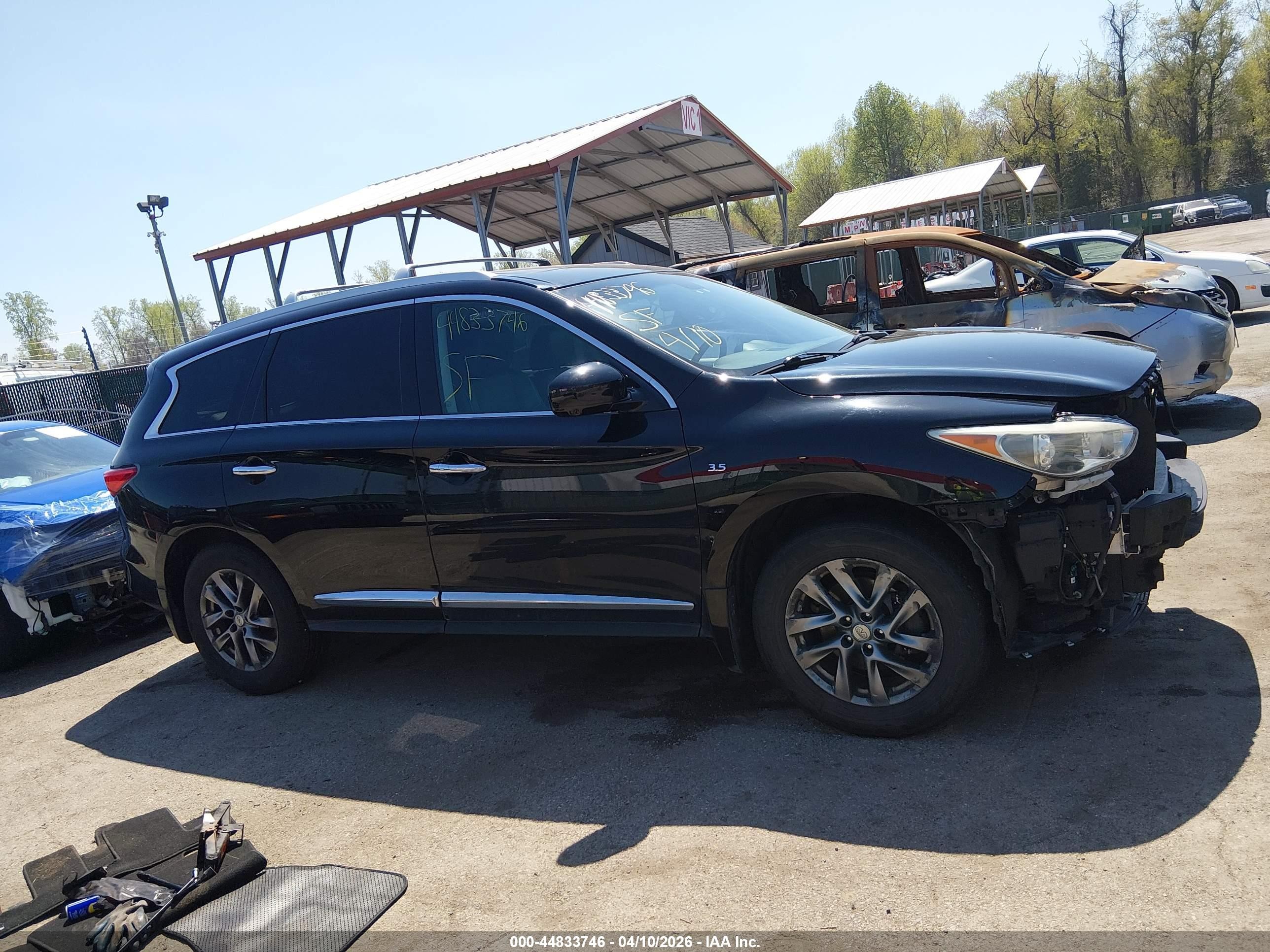 2015 Infiniti Qx60   Black vin: 5N1AL0MM4FC528846