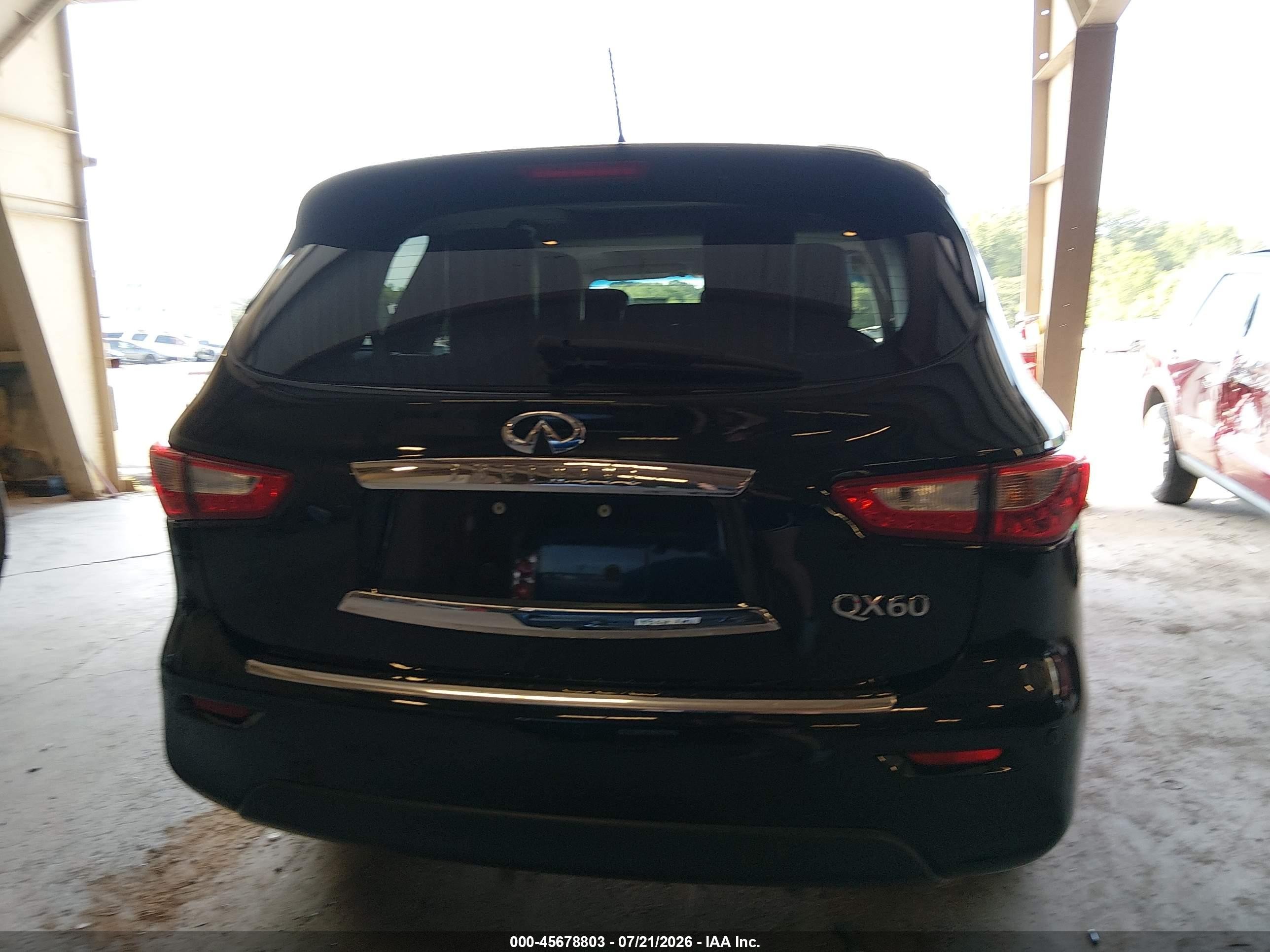 2015 Infiniti Qx60   Black vin: 5N1AL0MM4FC529057