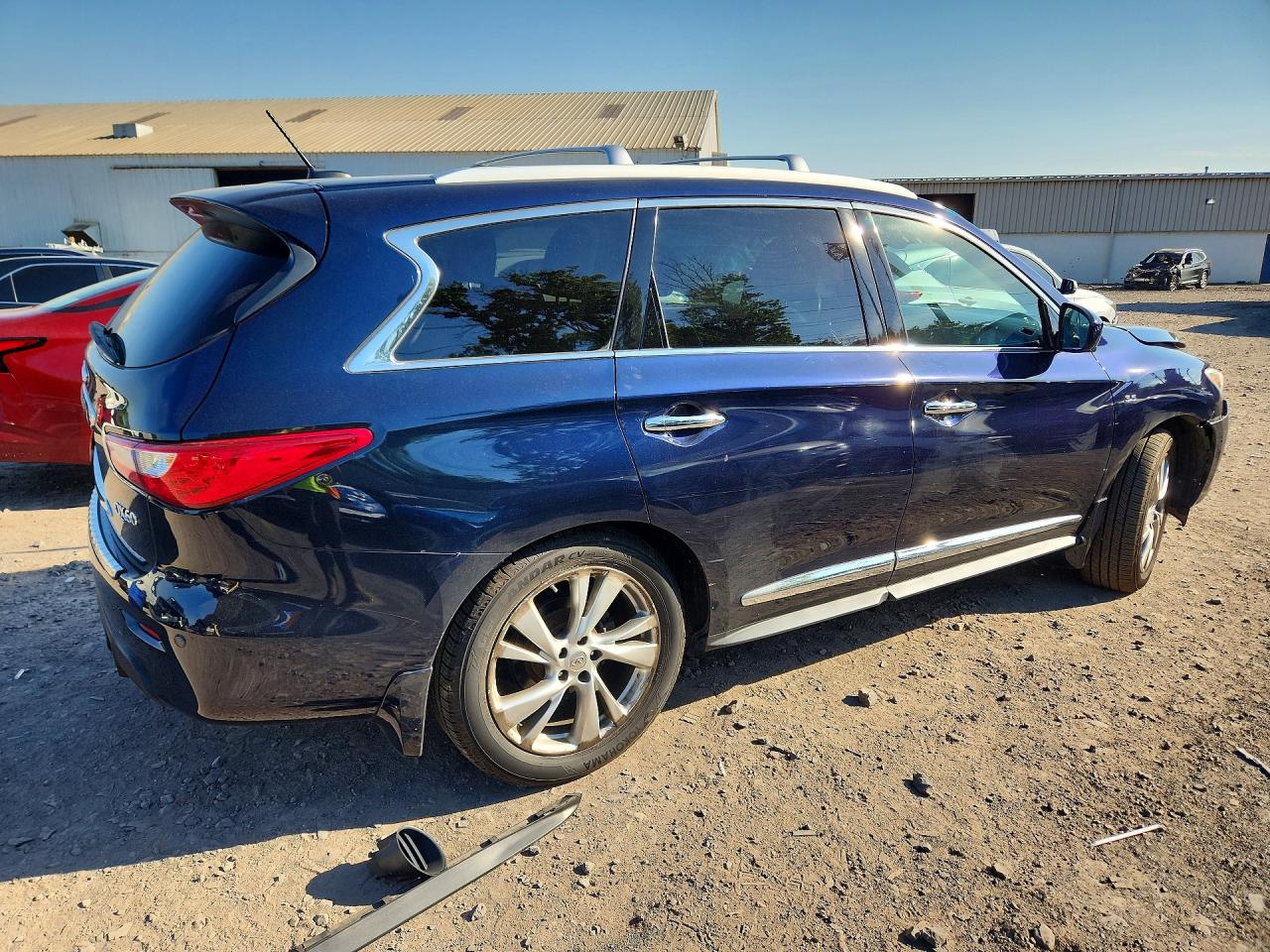 2015 Infiniti Qx60 Base Blue vin: 5N1AL0MM4FC536719