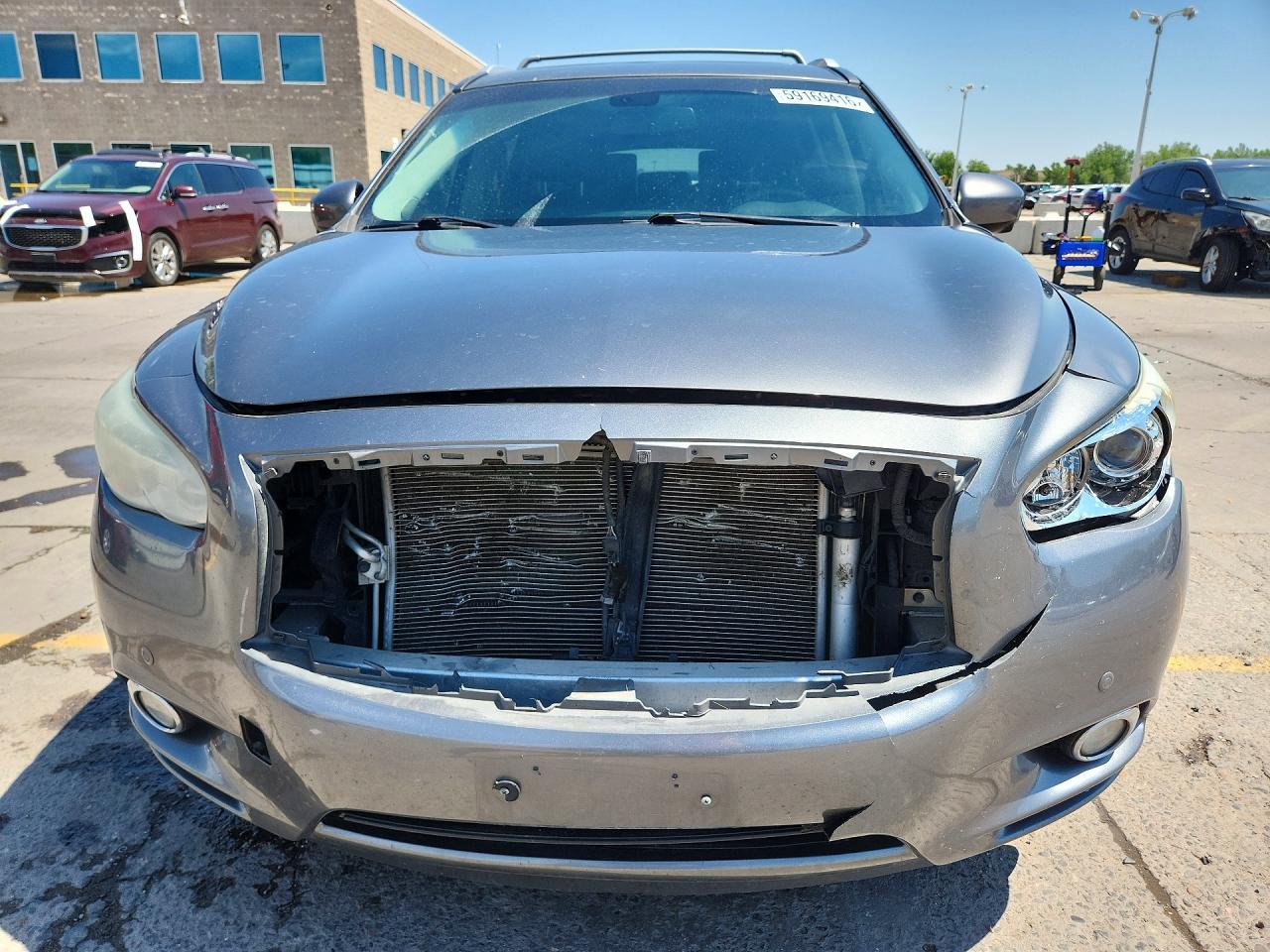 2015 Infiniti Qx60 Base Gray vin: 5N1AL0MM4FC544741