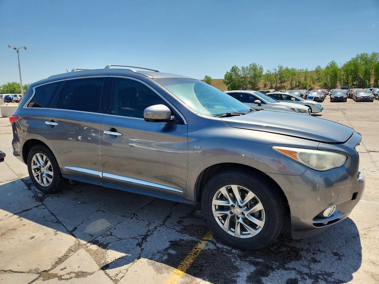 2015 Infiniti Qx60 Base Gray vin: 5N1AL0MM4FC544741