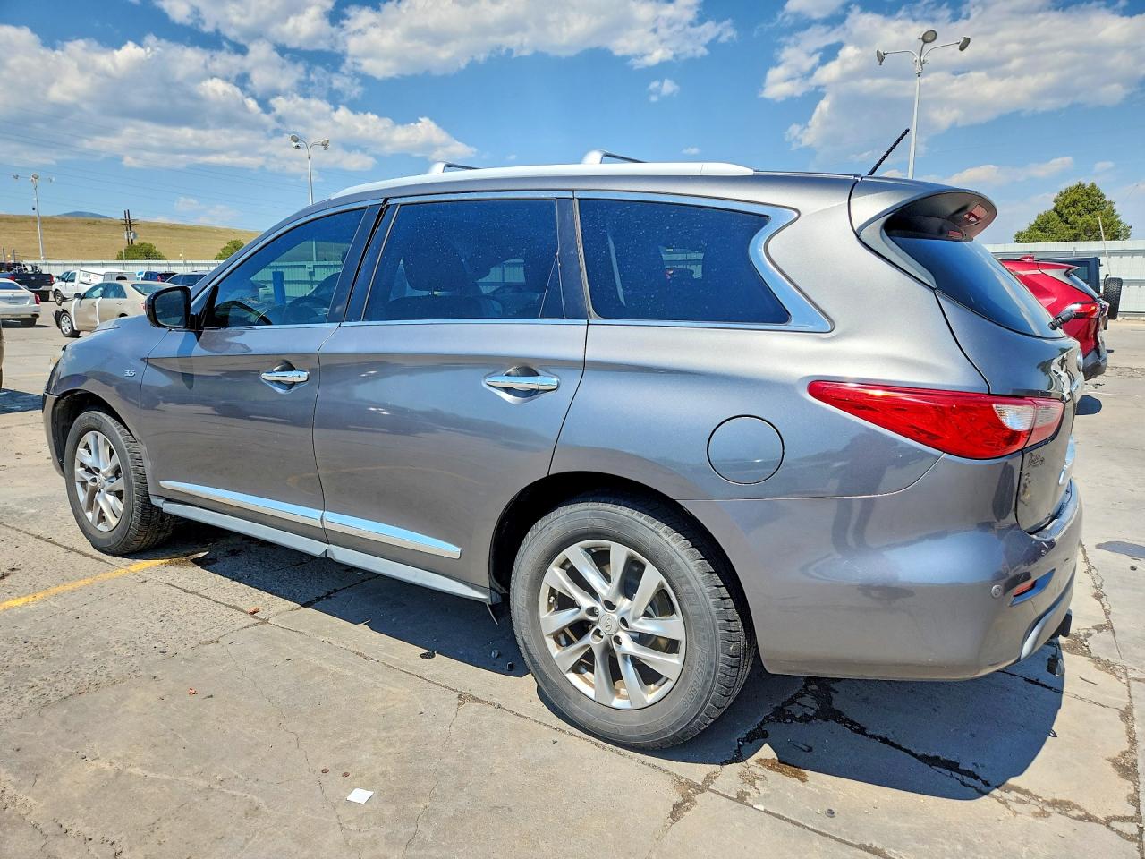 2015 Infiniti Qx60 Base Gray vin: 5N1AL0MM4FC544741