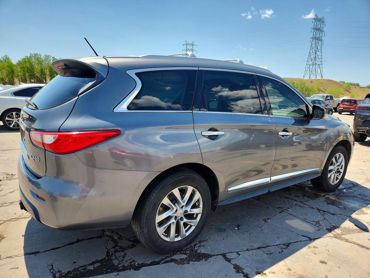 2015 Infiniti Qx60 Base Gray vin: 5N1AL0MM4FC544741
