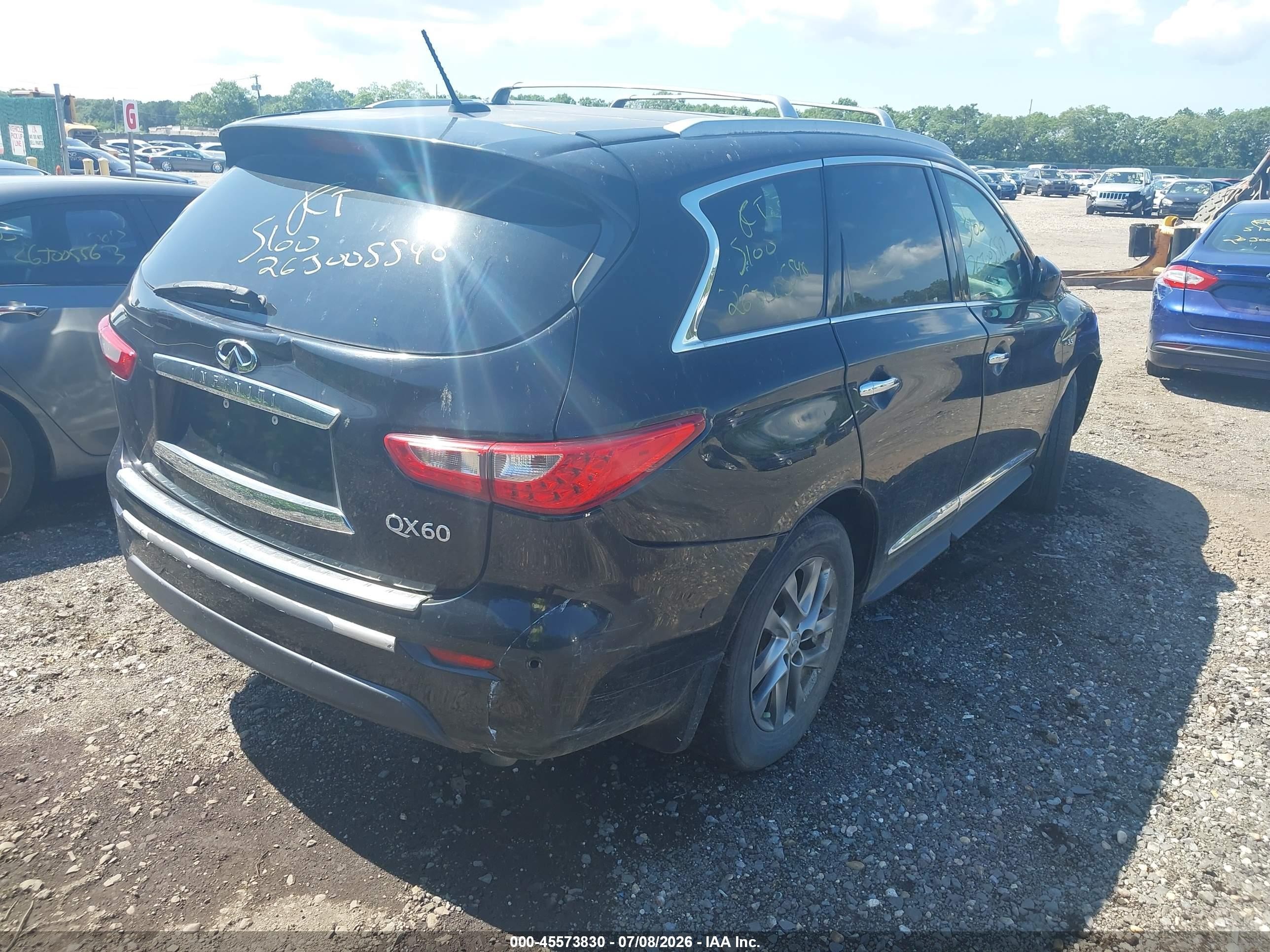 2015 Infiniti Qx60   Black vin: 5N1AL0MM4FC549602