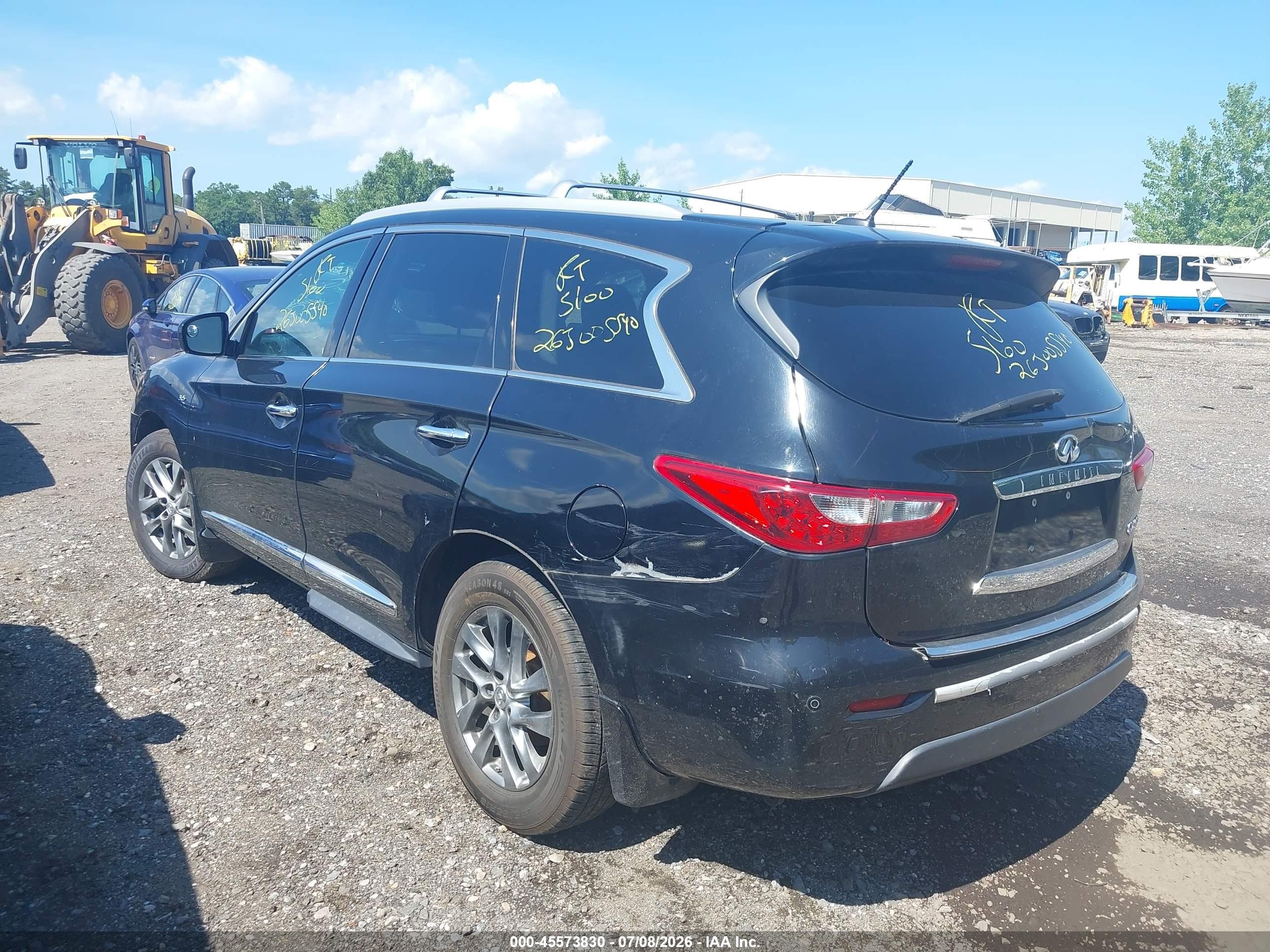 2015 Infiniti Qx60   Black vin: 5N1AL0MM4FC549602