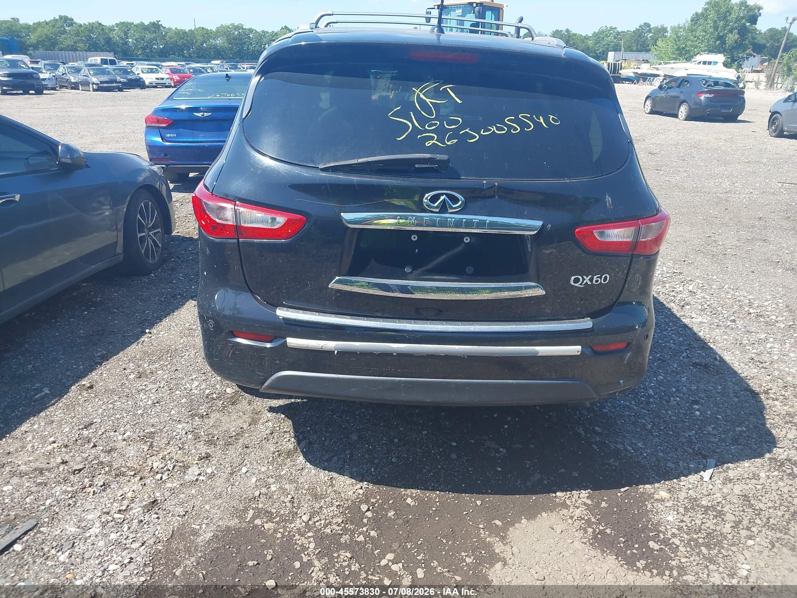 2015 Infiniti Qx60   Black vin: 5N1AL0MM4FC549602