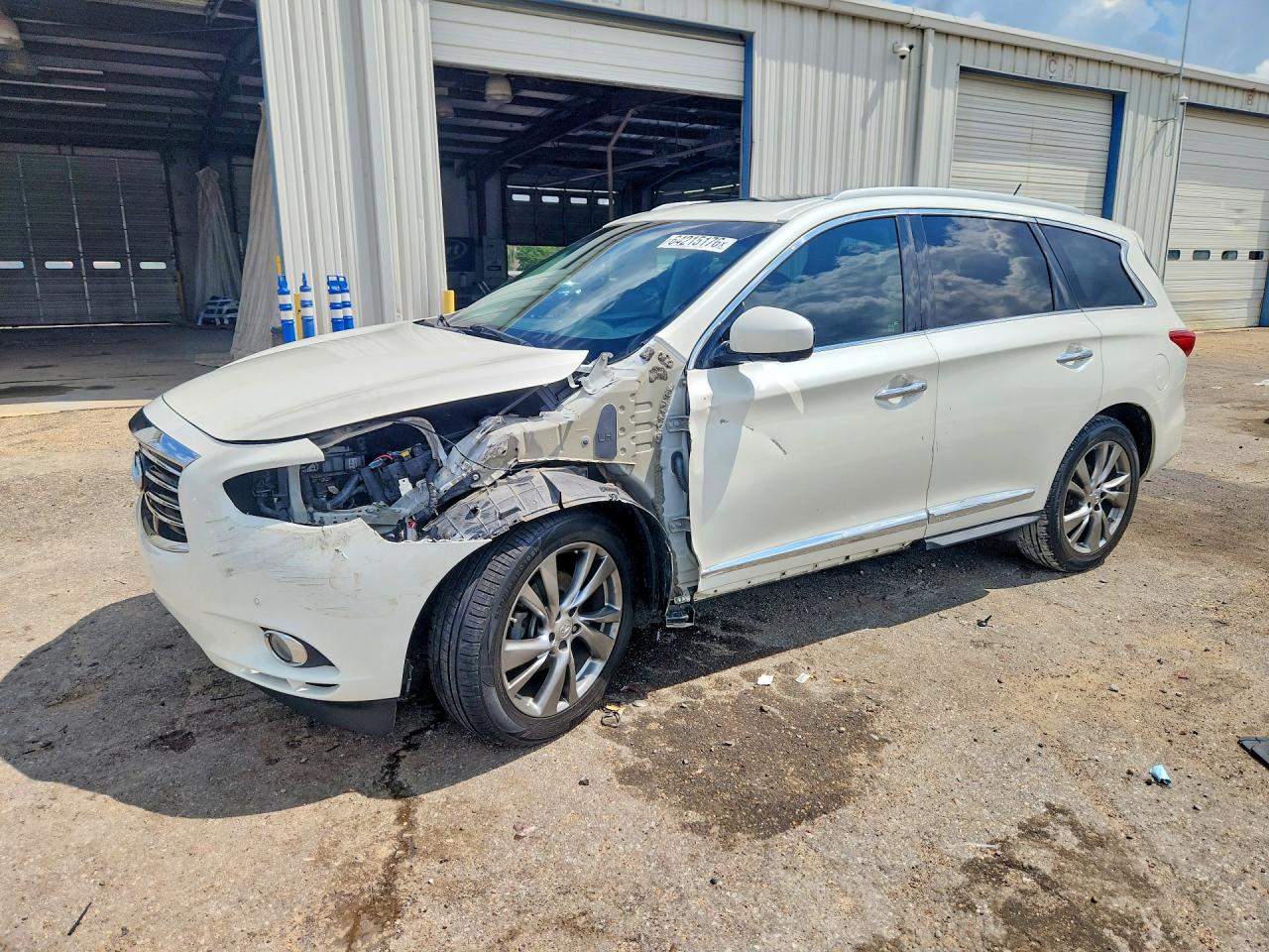 2015 Infiniti Qx60 Base Белый vin: 5N1AL0MM4FC557313