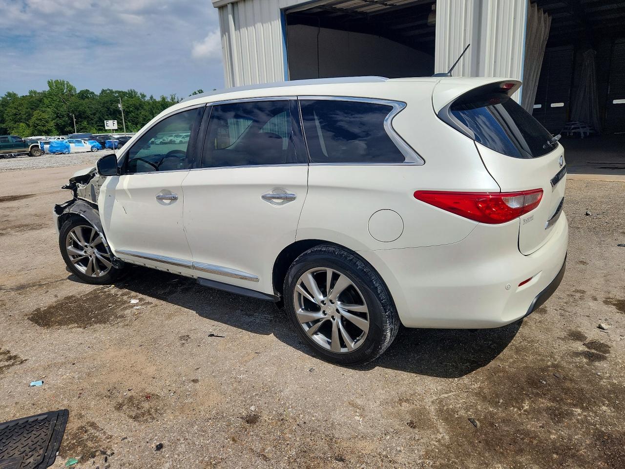 2015 Infiniti Qx60 Base White vin: 5N1AL0MM4FC557313