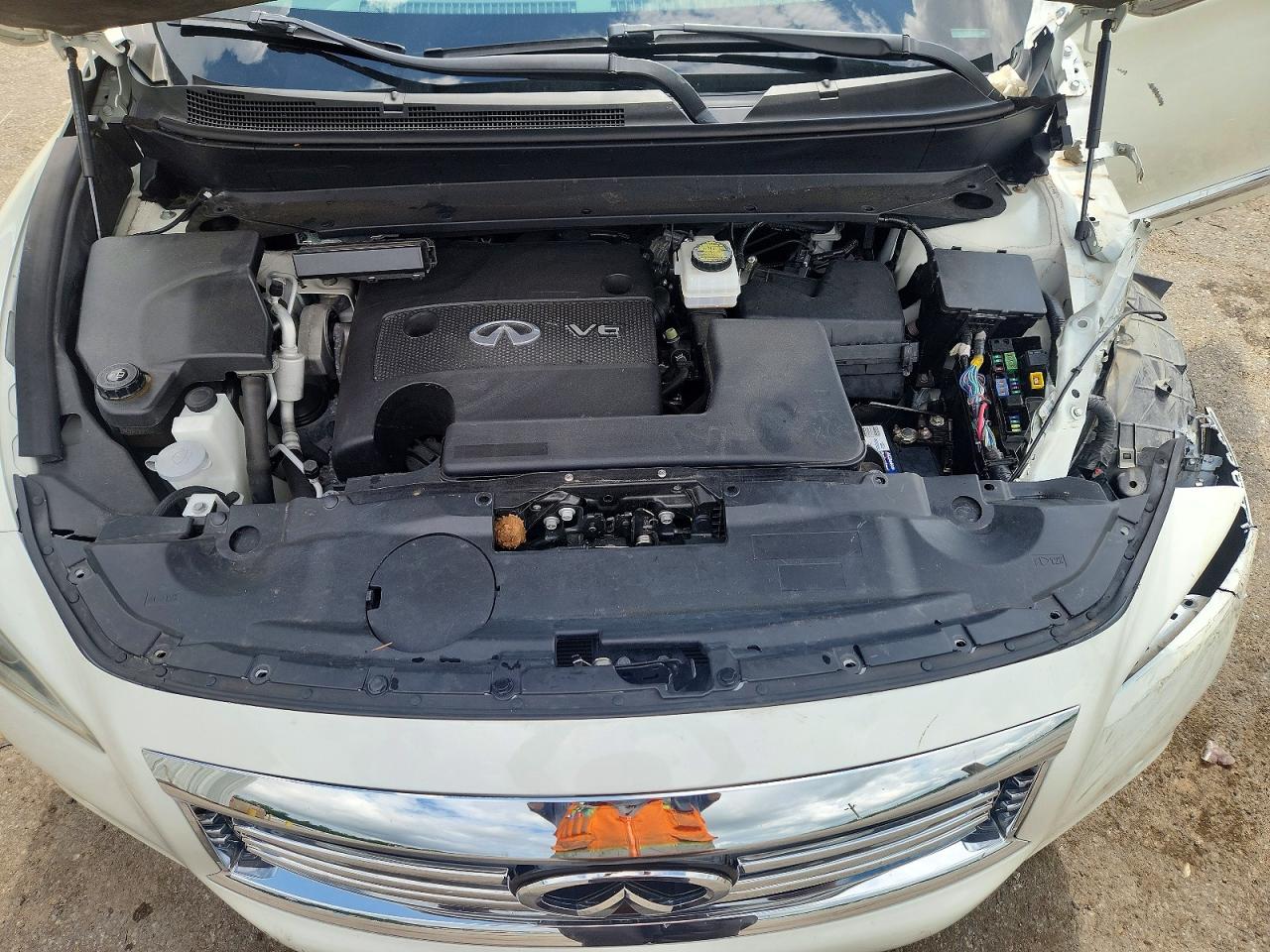 2015 Infiniti Qx60 Base White vin: 5N1AL0MM4FC557313