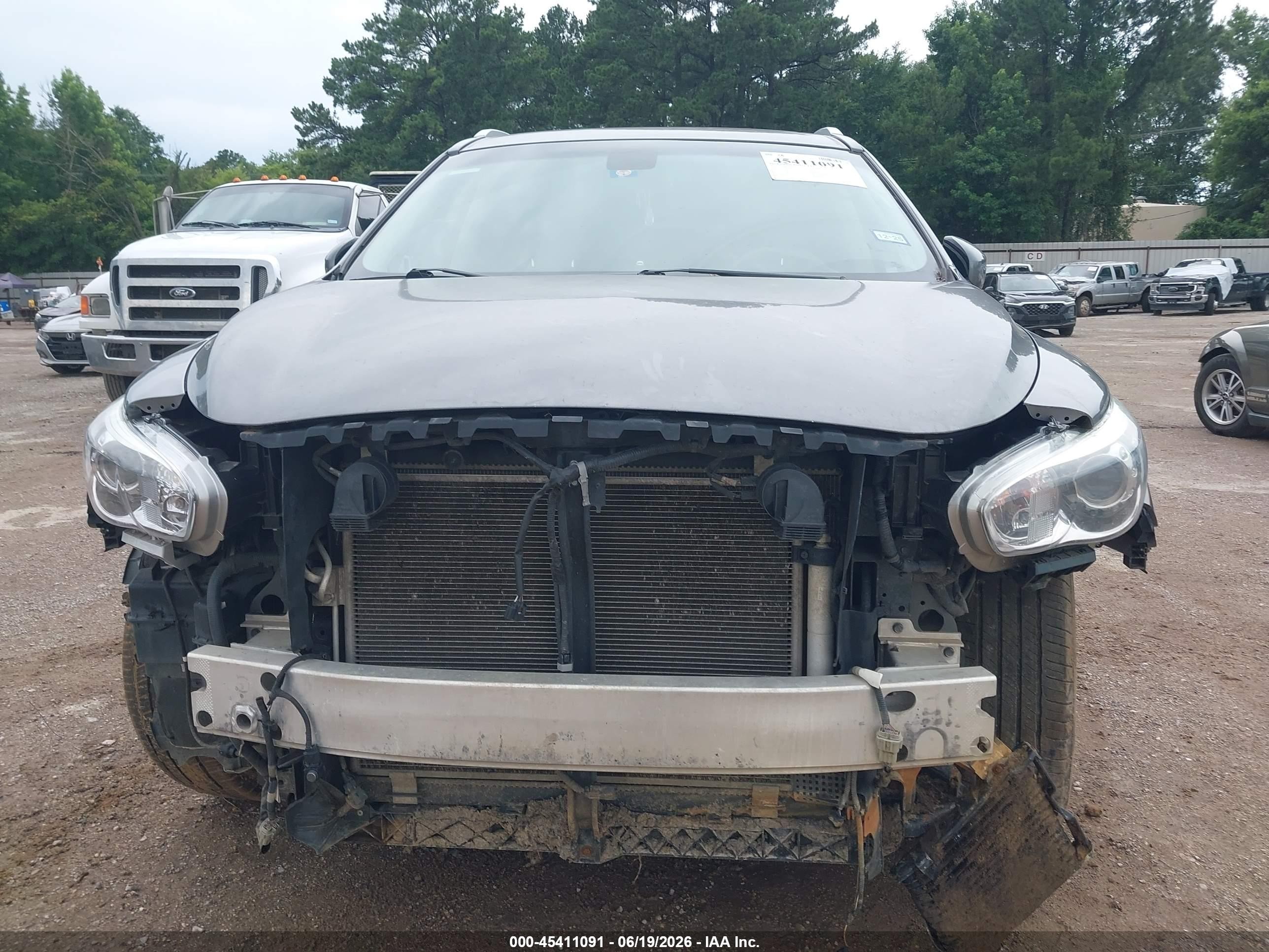 2015 Infiniti Qx60   Gray vin: 5N1AL0MM4FC557781