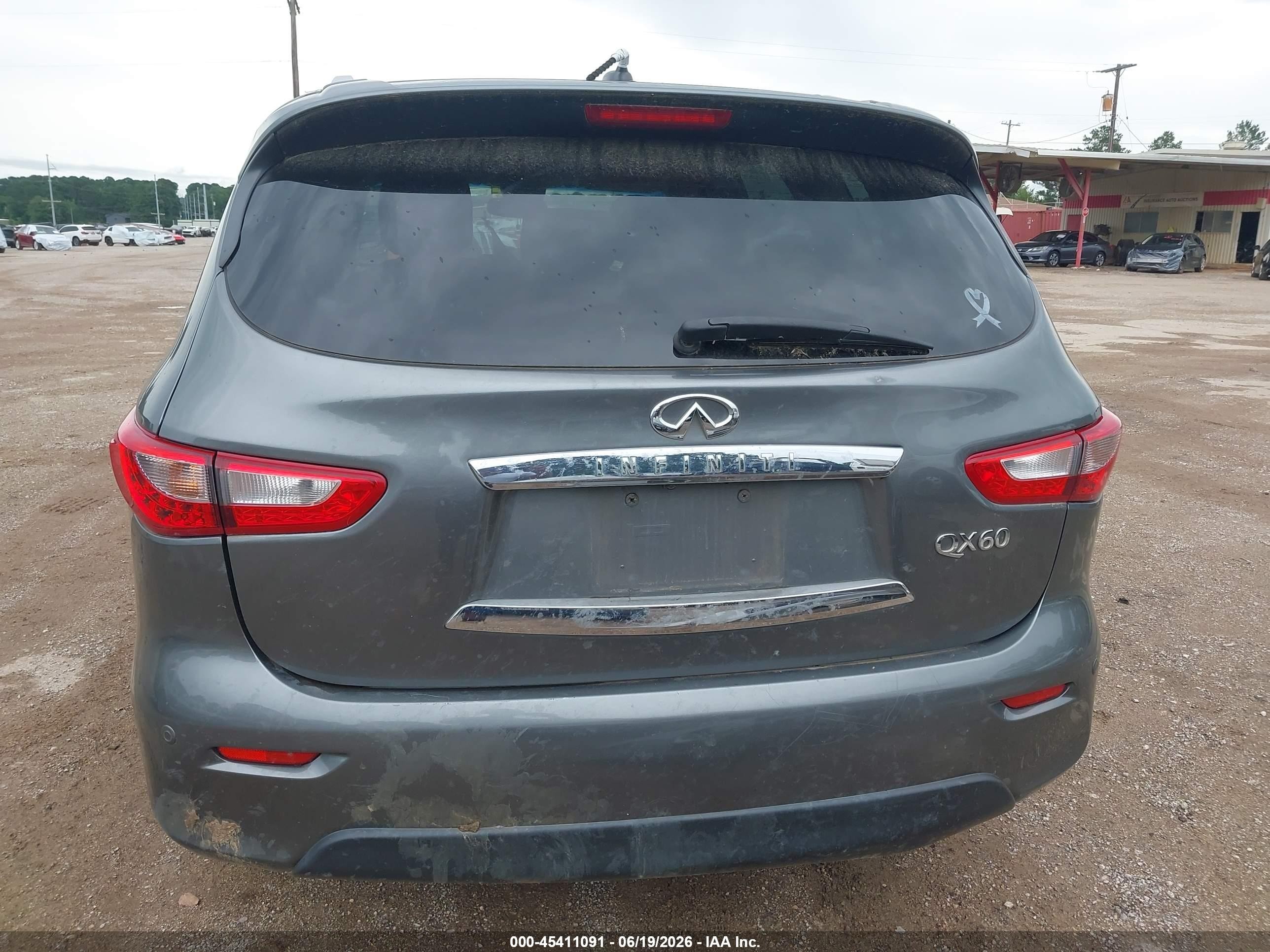 2015 Infiniti Qx60   Gray vin: 5N1AL0MM4FC557781
