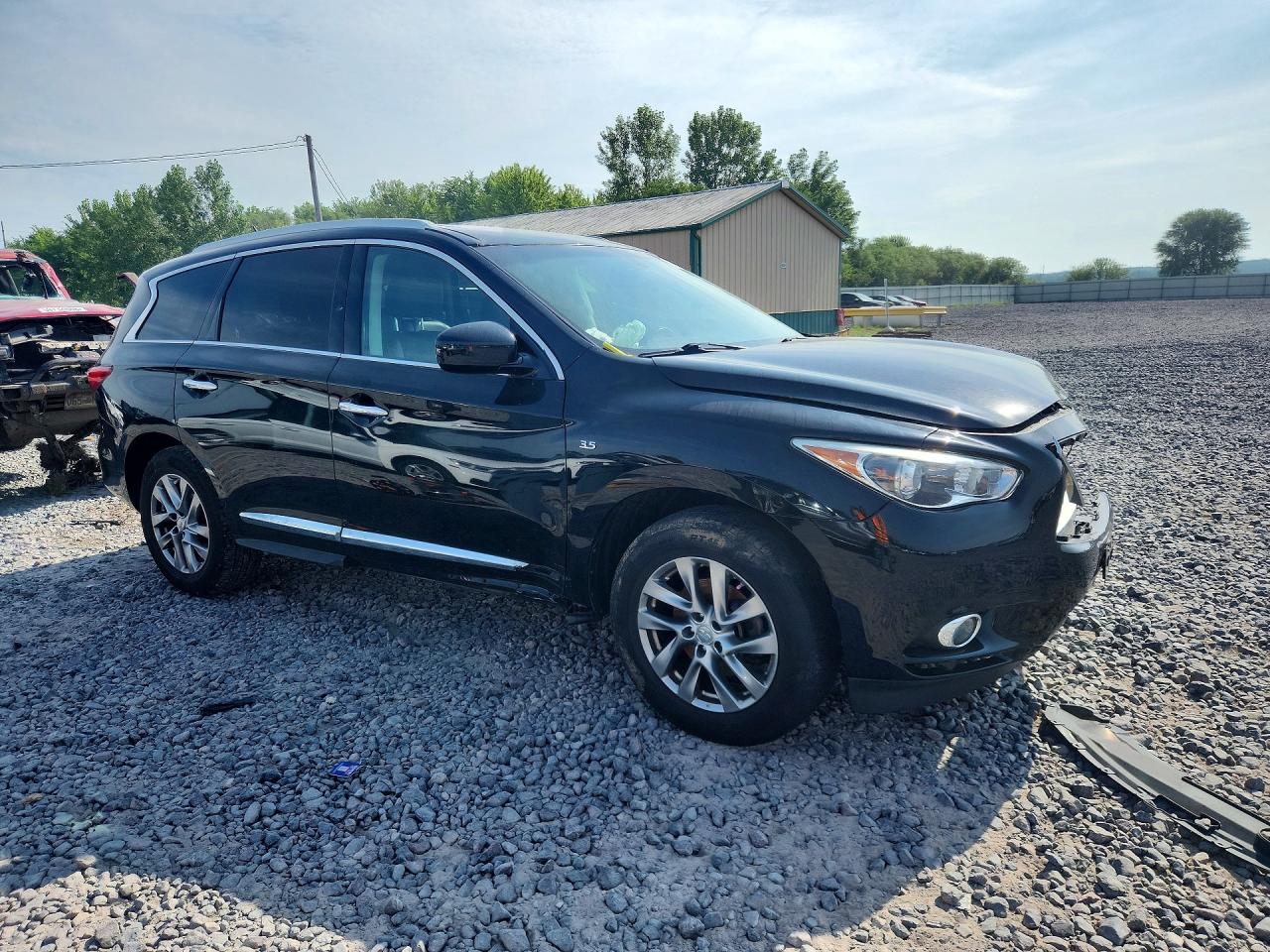 2015 Infiniti Qx60 Base Black vin: 5N1AL0MM4FC557800