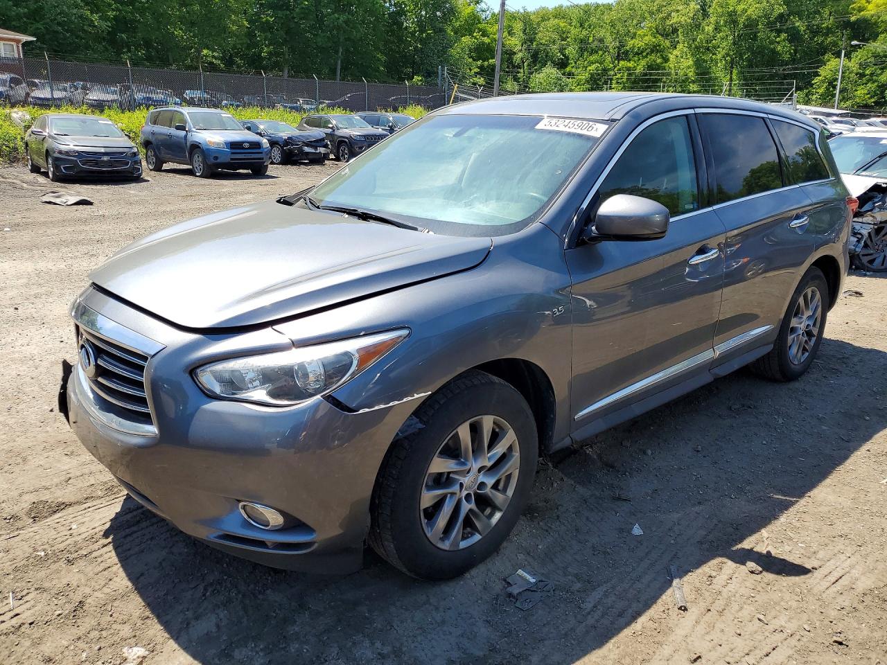 2015 Infiniti Qx60 Base Gray vin: 5N1AL0MM4FC558025