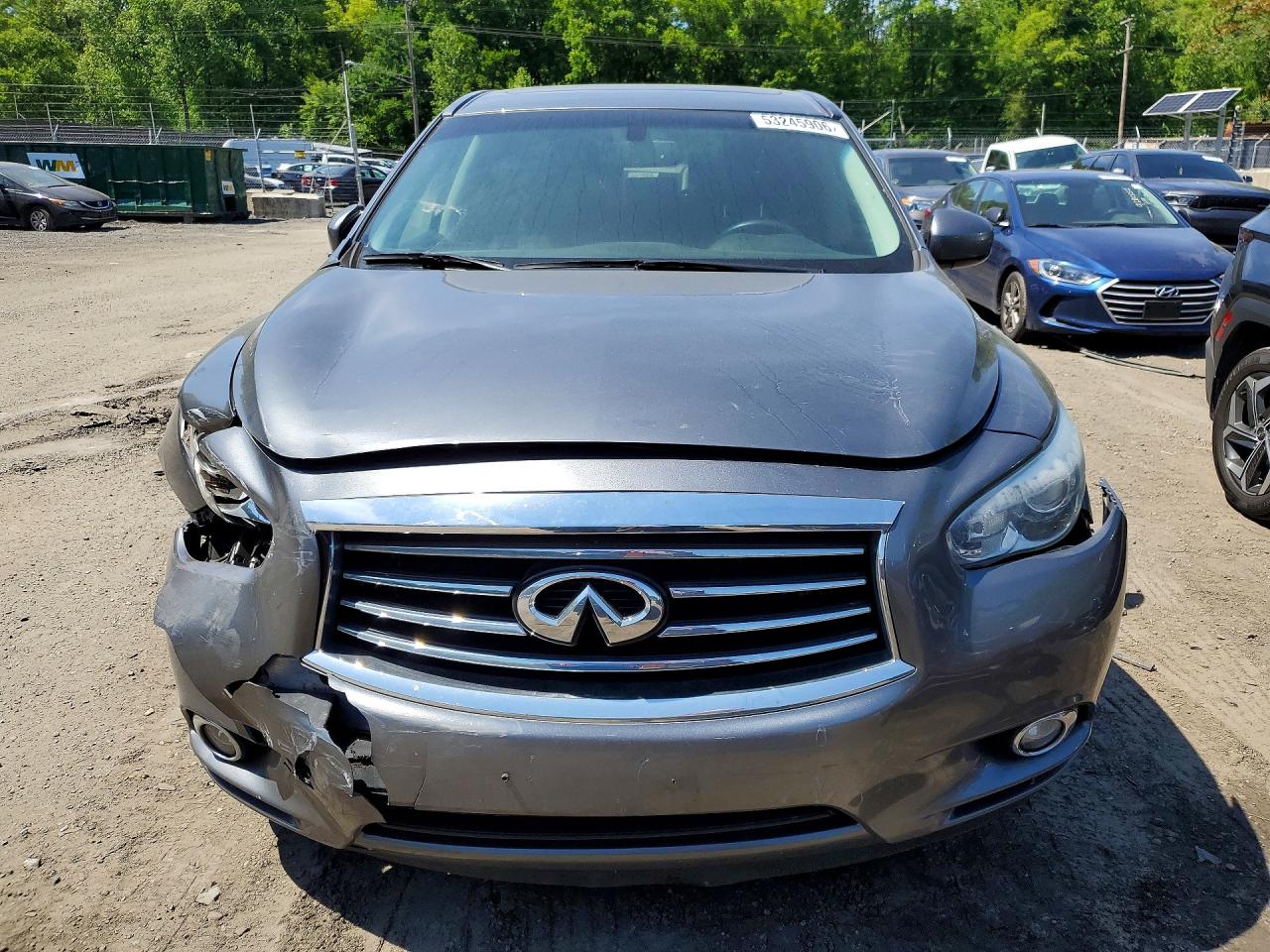 2015 Infiniti Qx60 Base Gray vin: 5N1AL0MM4FC558025