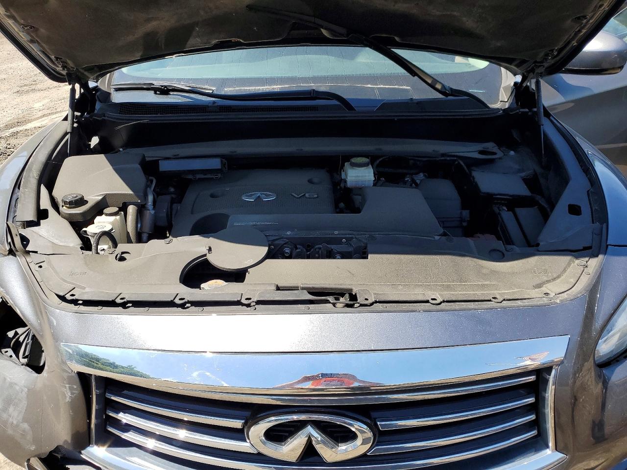 2015 Infiniti Qx60 Base Gray vin: 5N1AL0MM4FC558025