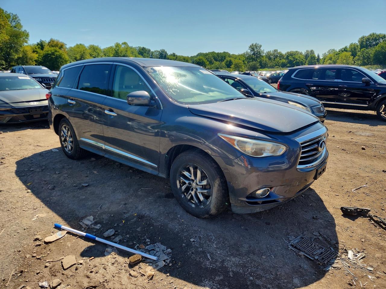 2013 Infiniti Jx35 Base Gray vin: 5N1AL0MM5DC305681