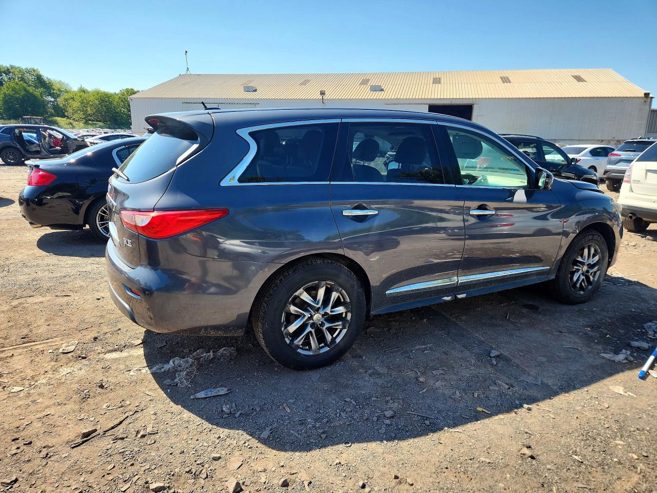 2013 Infiniti Jx35 Base Gray vin: 5N1AL0MM5DC305681