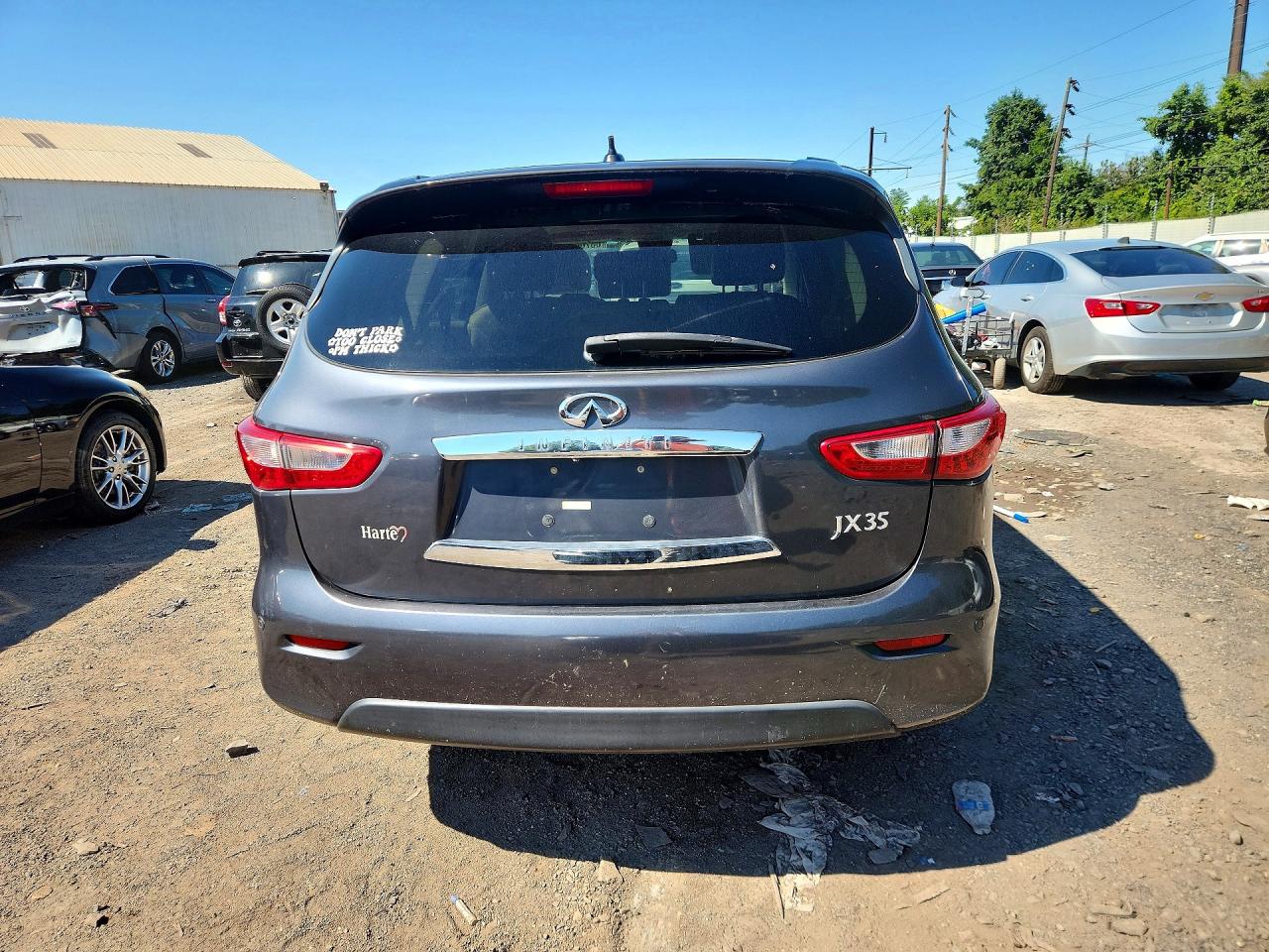 2013 Infiniti Jx35 Base Gray vin: 5N1AL0MM5DC305681