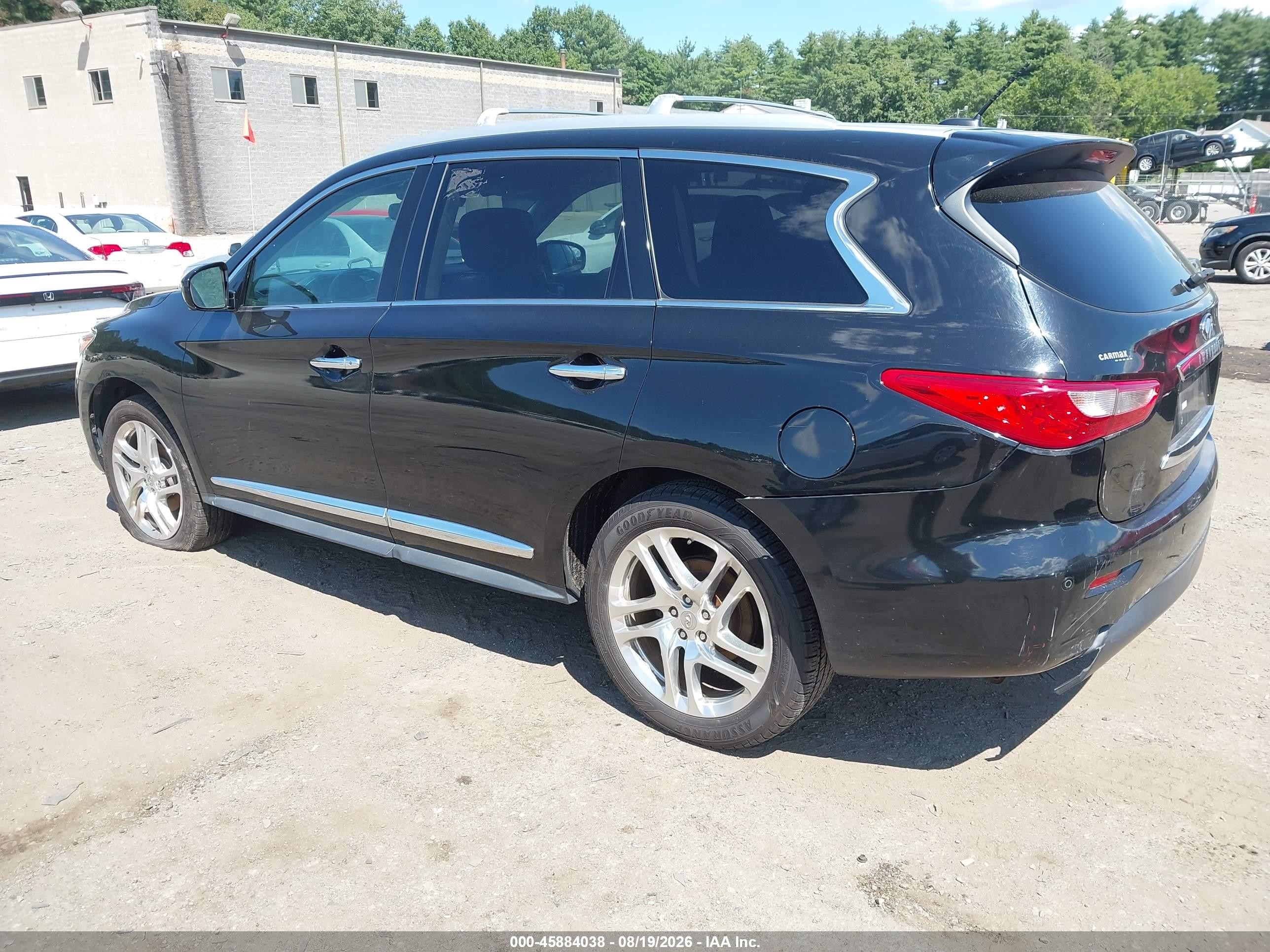 2013 Infiniti Jx35   Black vin: 5N1AL0MM5DC315854