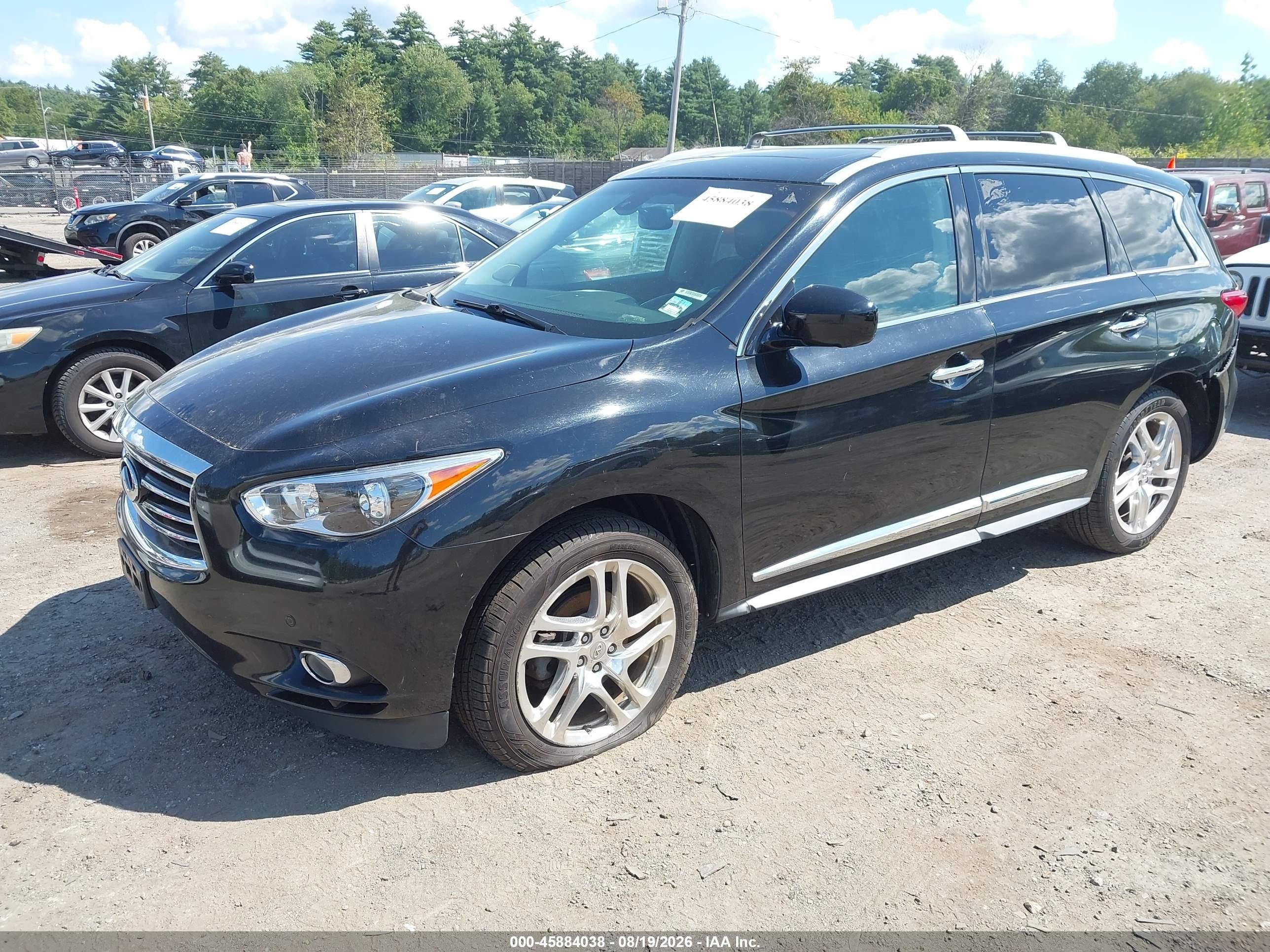 2013 Infiniti Jx35   Black vin: 5N1AL0MM5DC315854