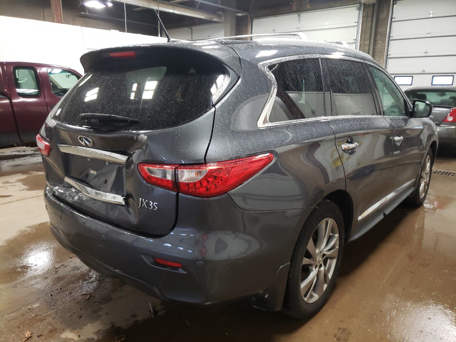2013 Infiniti Jx35  Gray vin: 5N1AL0MM5DC321086