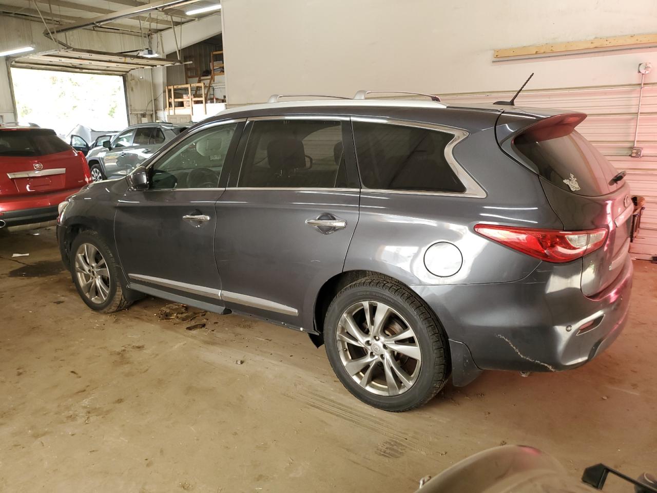 2013 Infiniti Jx35 Base Gray vin: 5N1AL0MM5DC321086