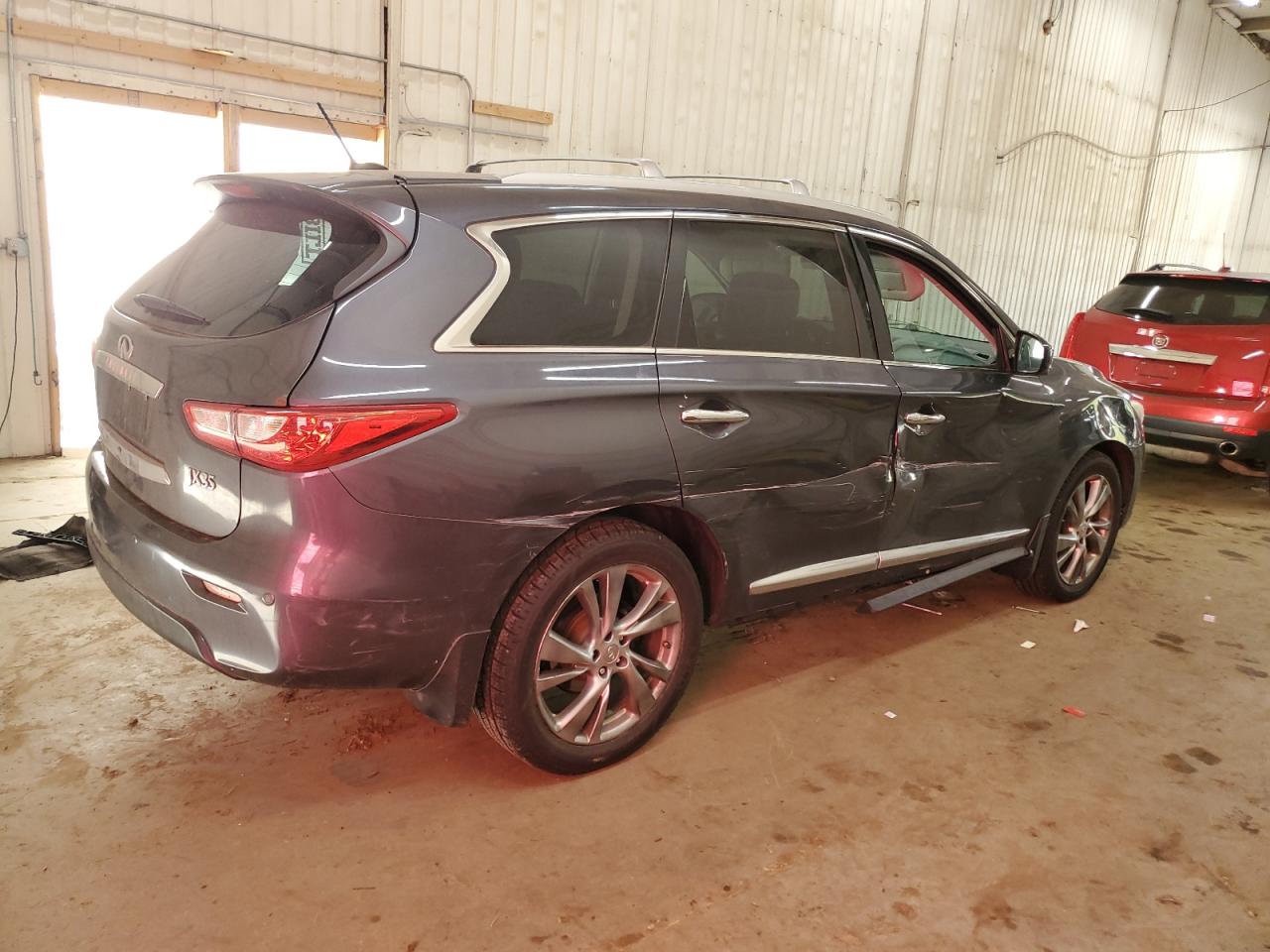2013 Infiniti Jx35 Base Gray vin: 5N1AL0MM5DC321086