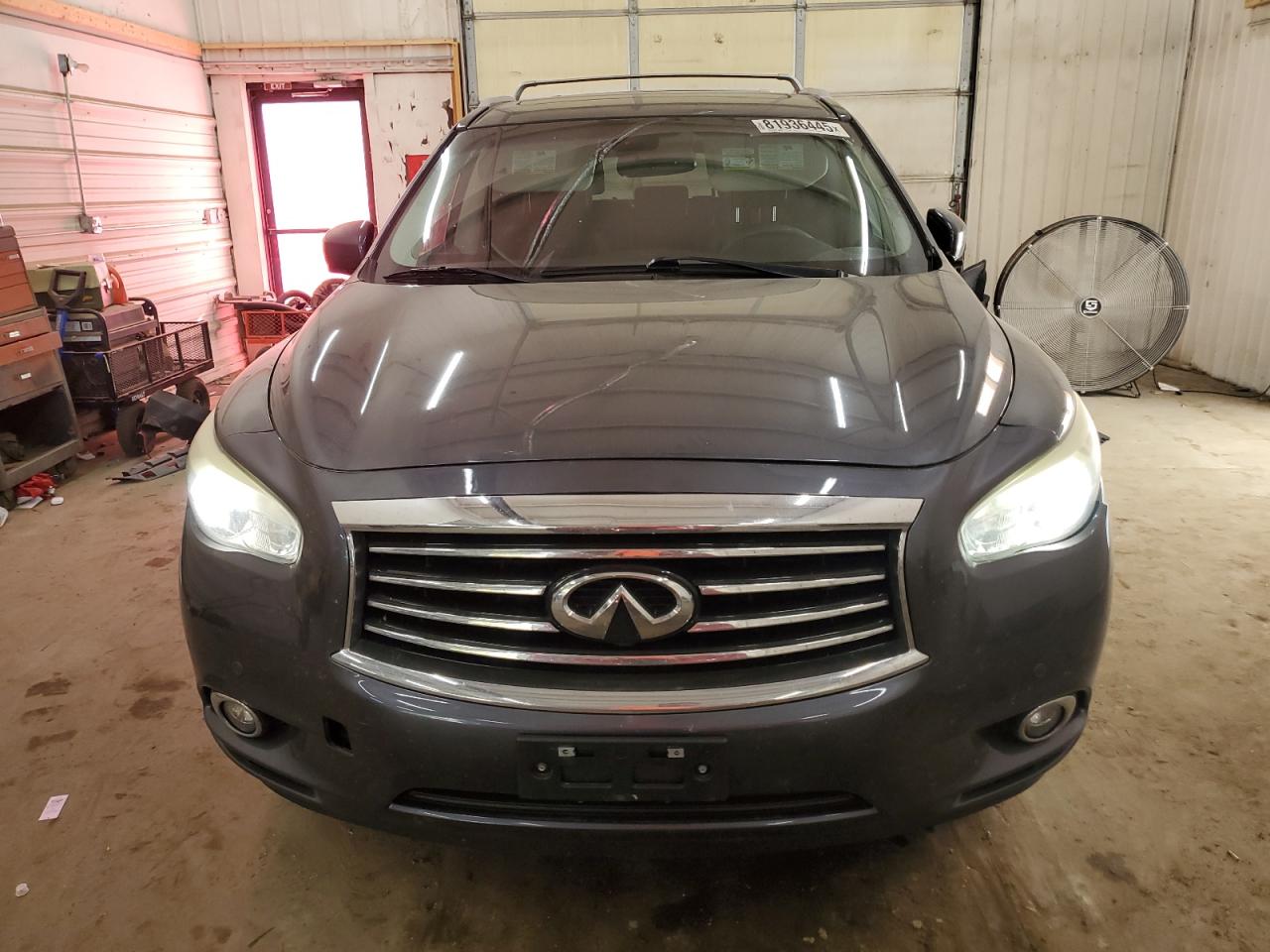 2013 Infiniti Jx35 Base Gray vin: 5N1AL0MM5DC321086