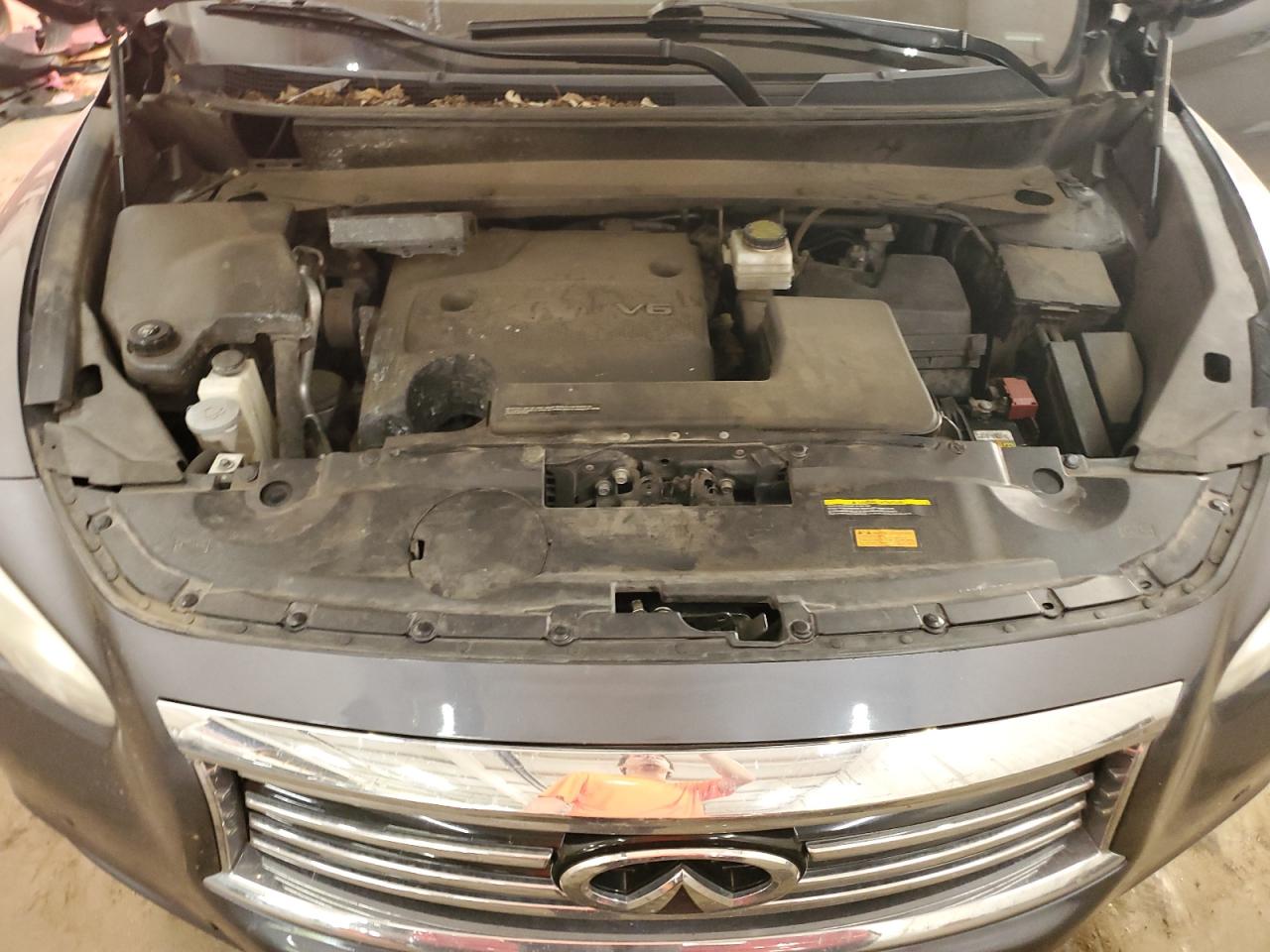 2013 Infiniti Jx35 Base Gray vin: 5N1AL0MM5DC321086