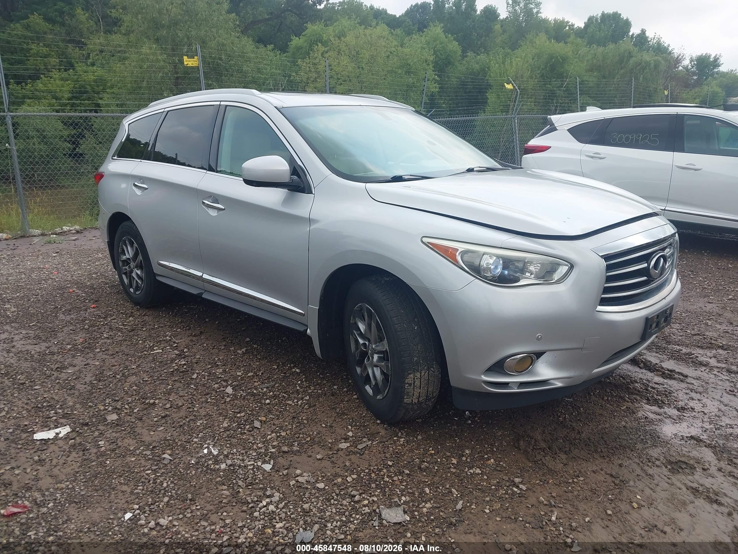 2013 Infiniti Jx35   Серебряный vin: 5N1AL0MM5DC328359