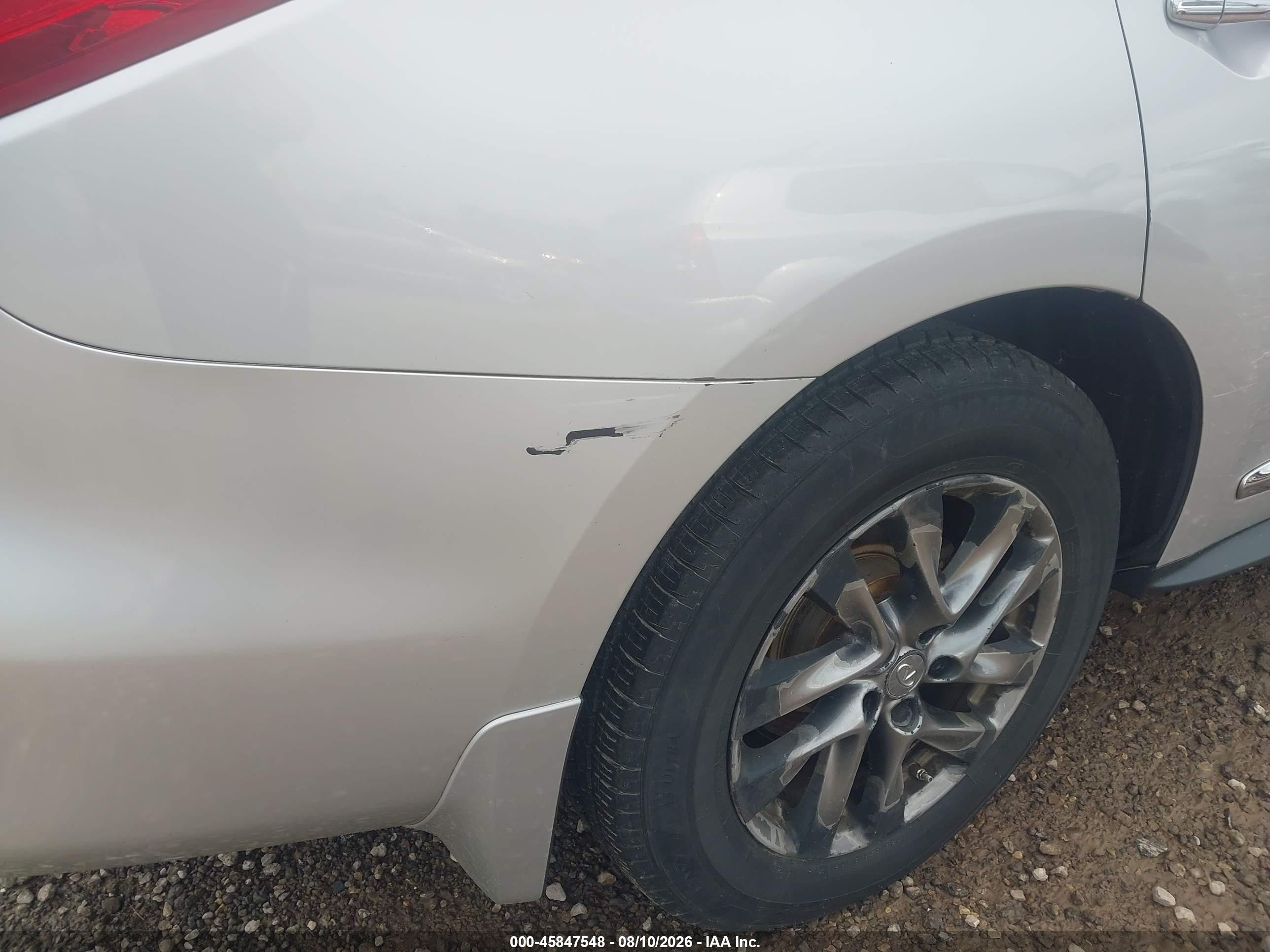 2013 Infiniti Jx35   Silver vin: 5N1AL0MM5DC328359